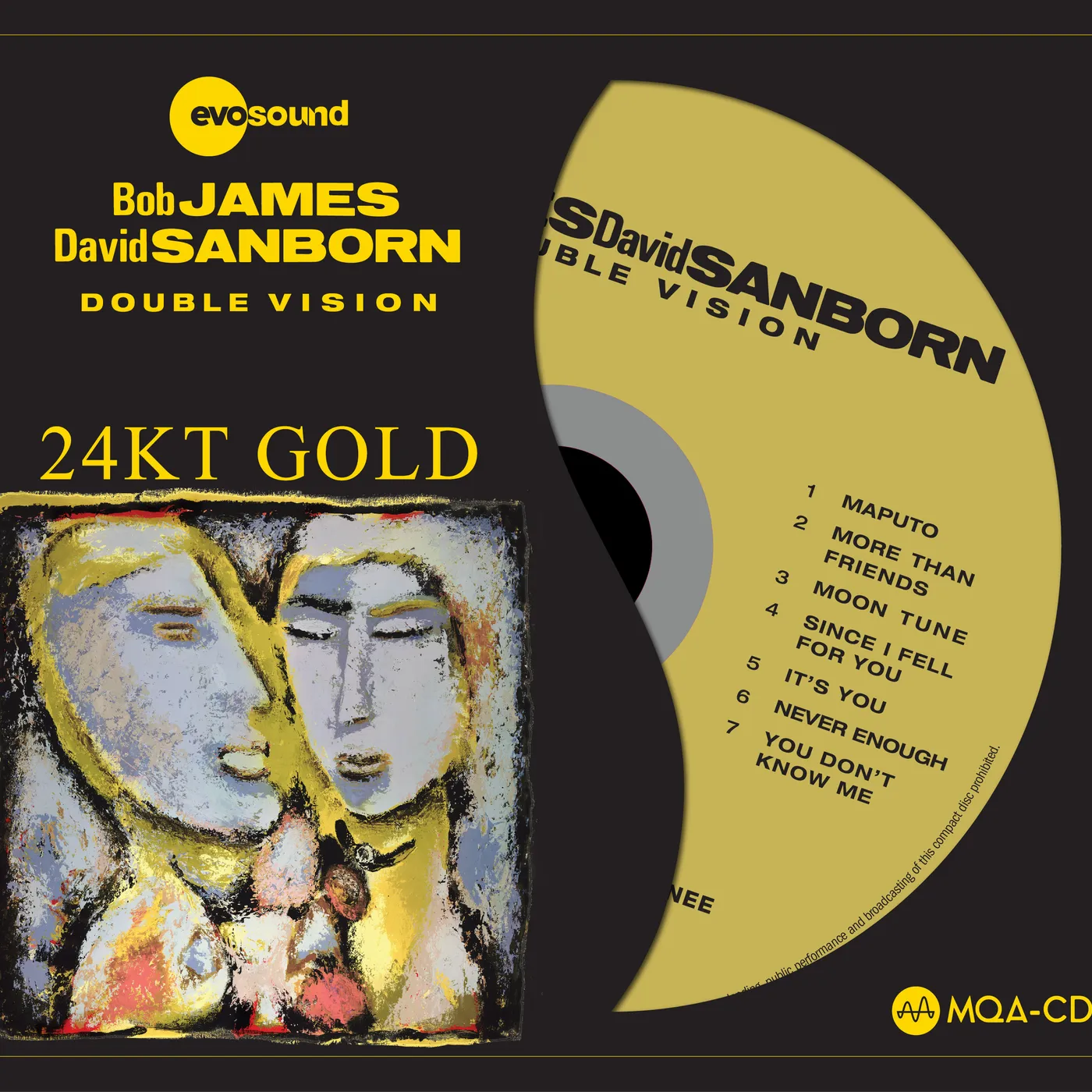 Bob James / David Sanborn DOUBLE VISION - 2019 REMASTERED (24KT GOLD MQA-CD) CD