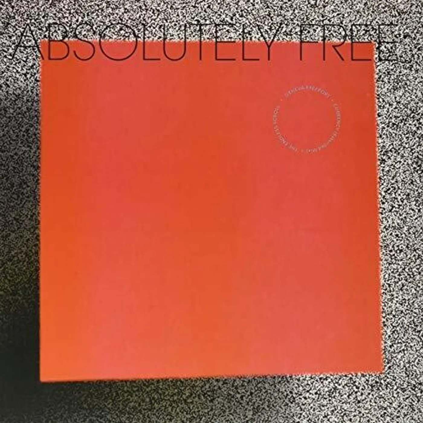 Absolutely Free Geneva Freeport Vinyl Record