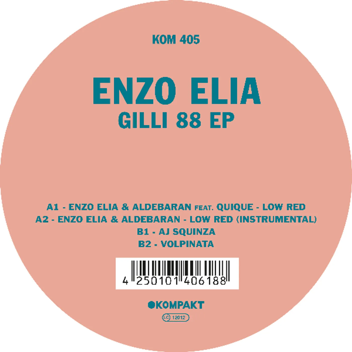 Enzo Elia GILLI 88 Vinyl Record