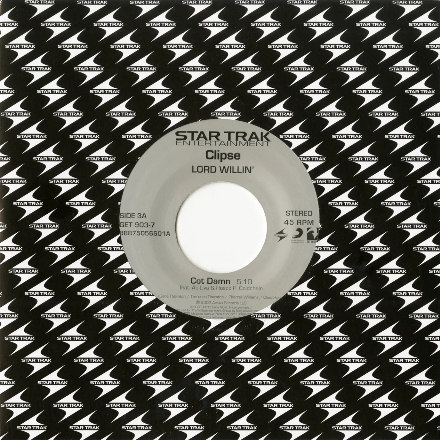 Clipse COT DAMN / MA I DON'T LOVE HER Vinyl Record