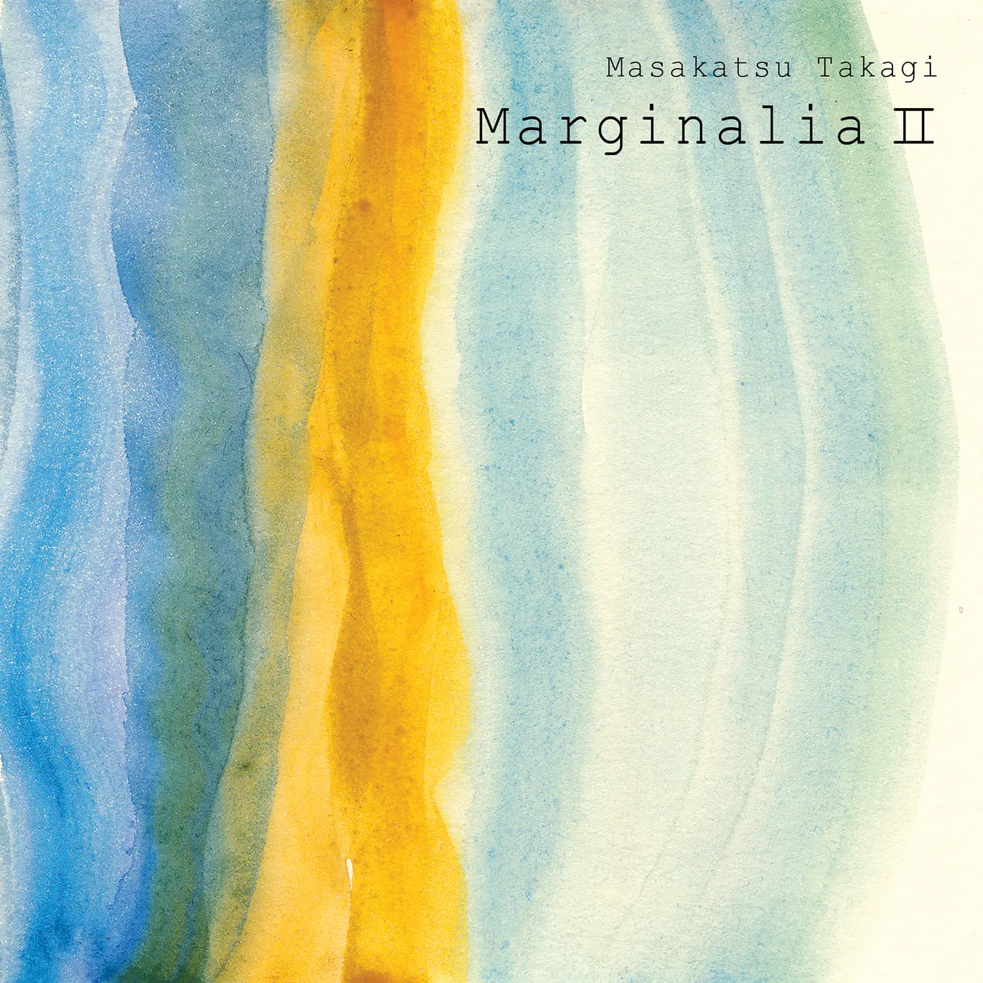 Masakatsu Takagi MARGINALIA II - Original Soundtrack Vinyl Record