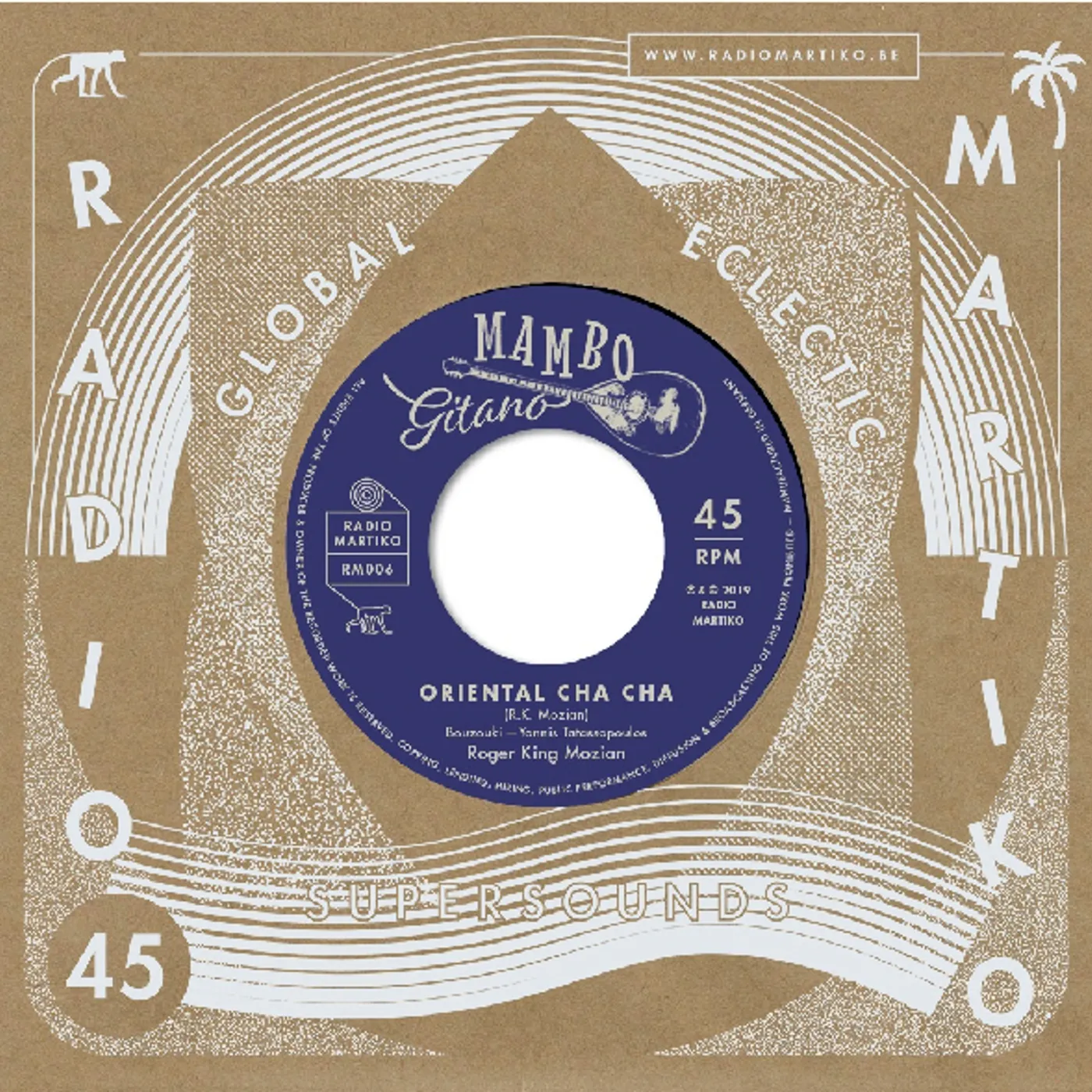 Roger King Mozian ORIENTAL CHA CHA / SIROCCO Vinyl Record