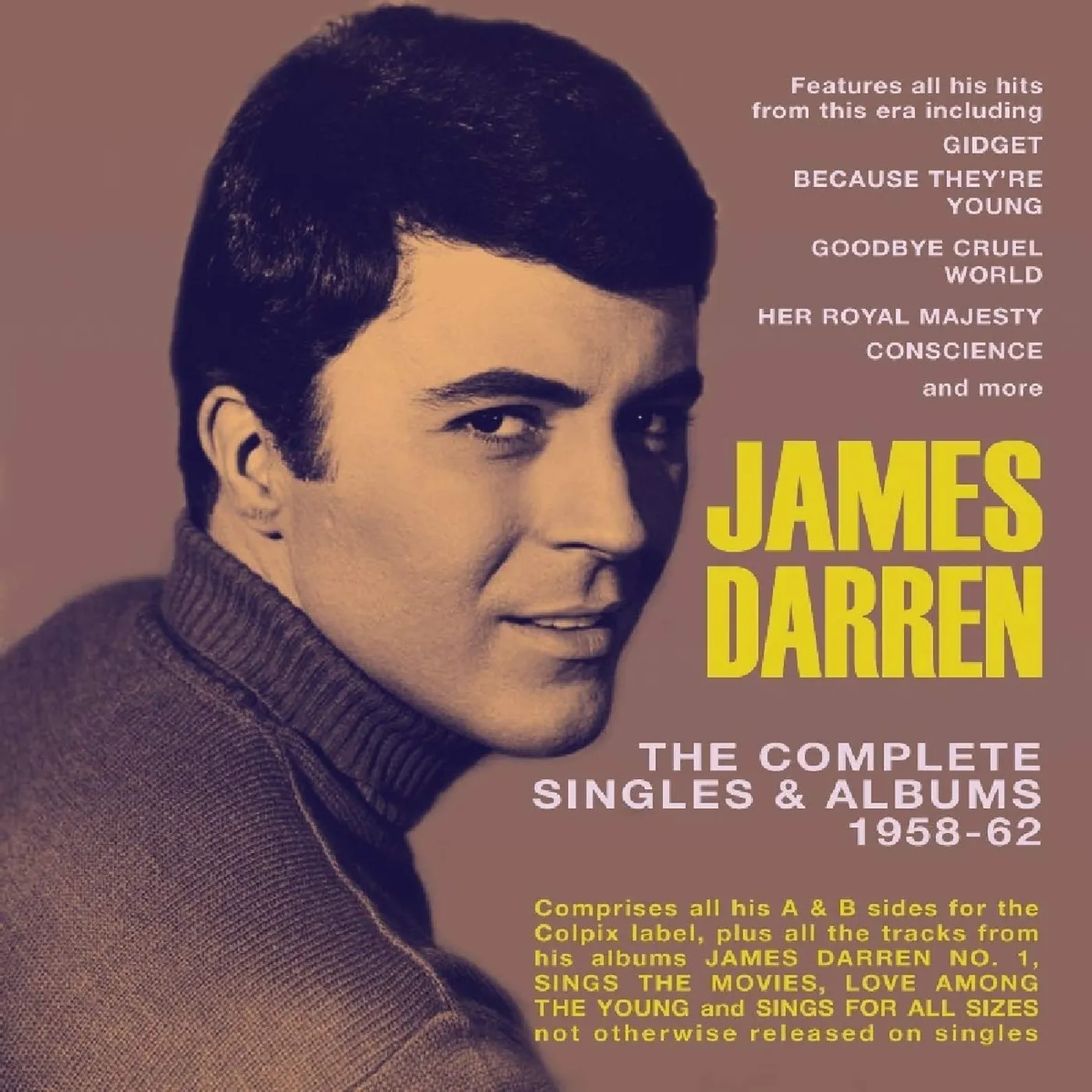James Darren COMPLETE SINGLES & ALBUMS 1958-62 CD