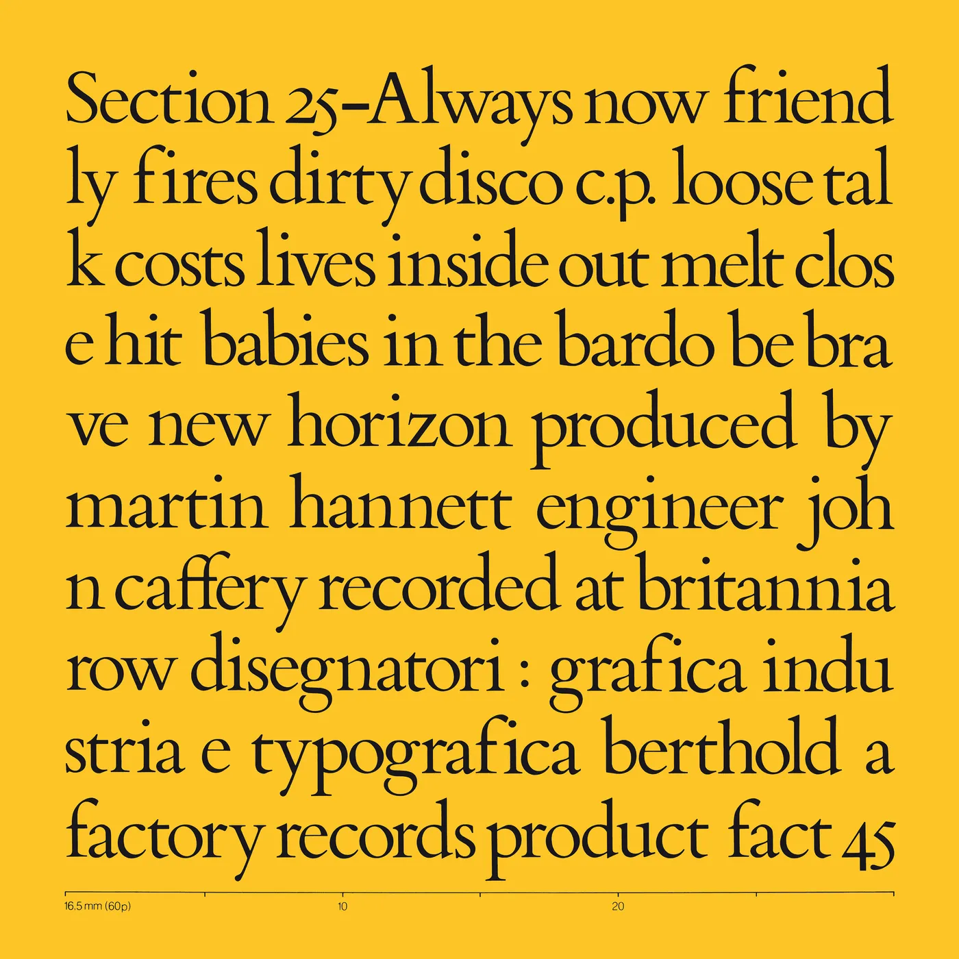 Section 25 Always Now Vinyl Record