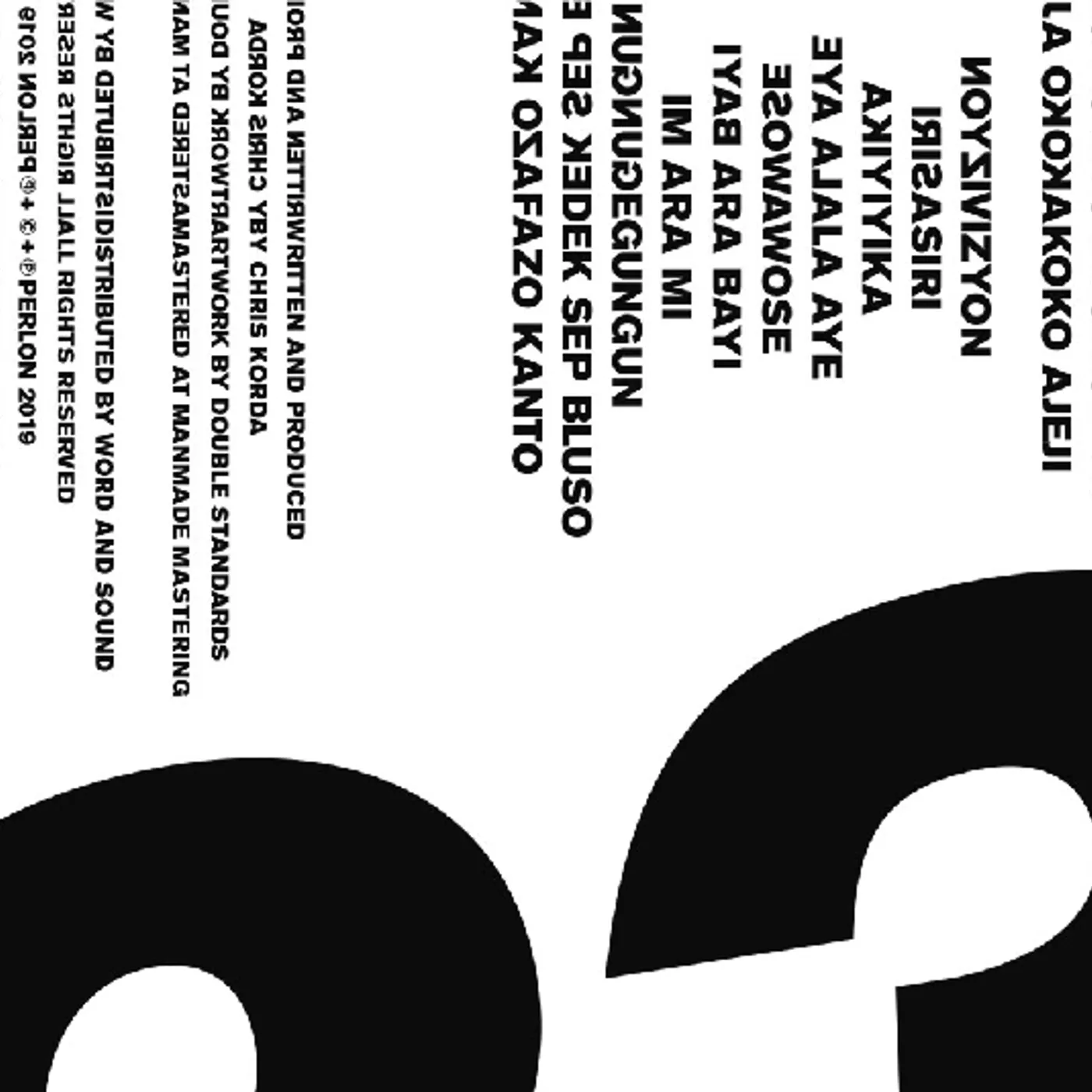 Chris Korda AKOKO AJEJI CD