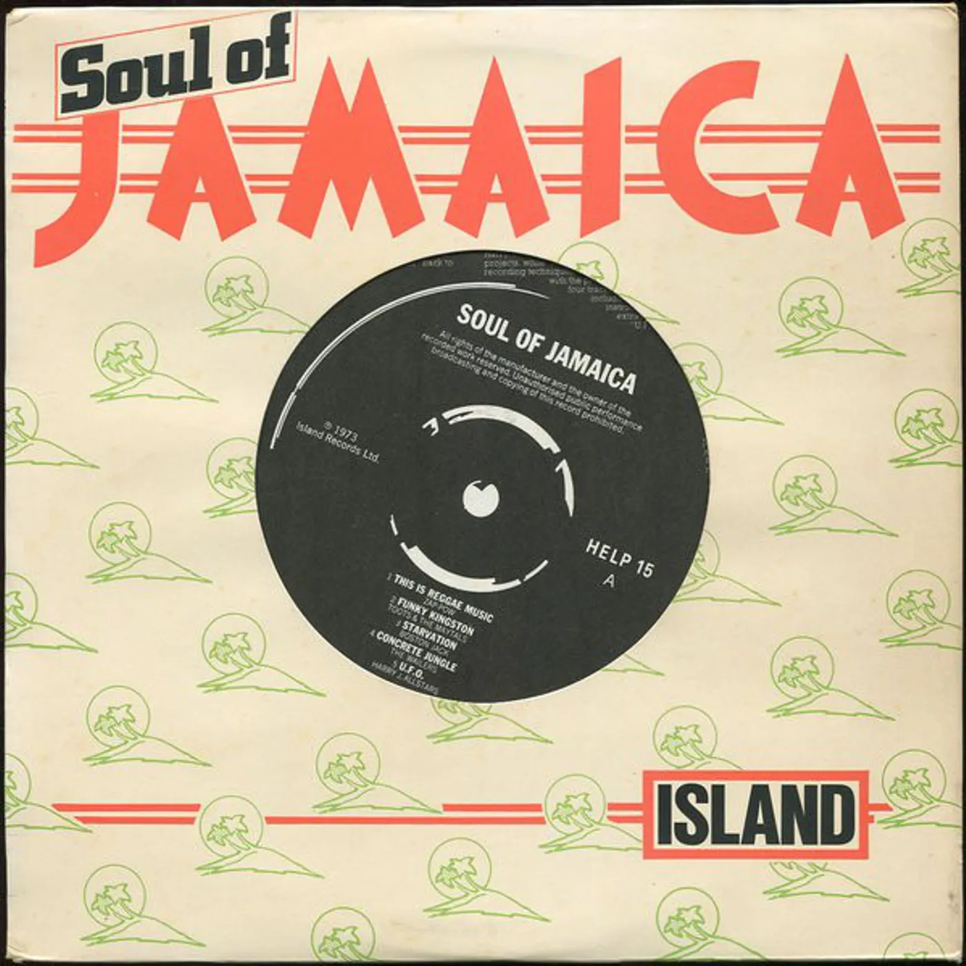 SOUL OF JAMAICA / VARIOUS Vinyl Record