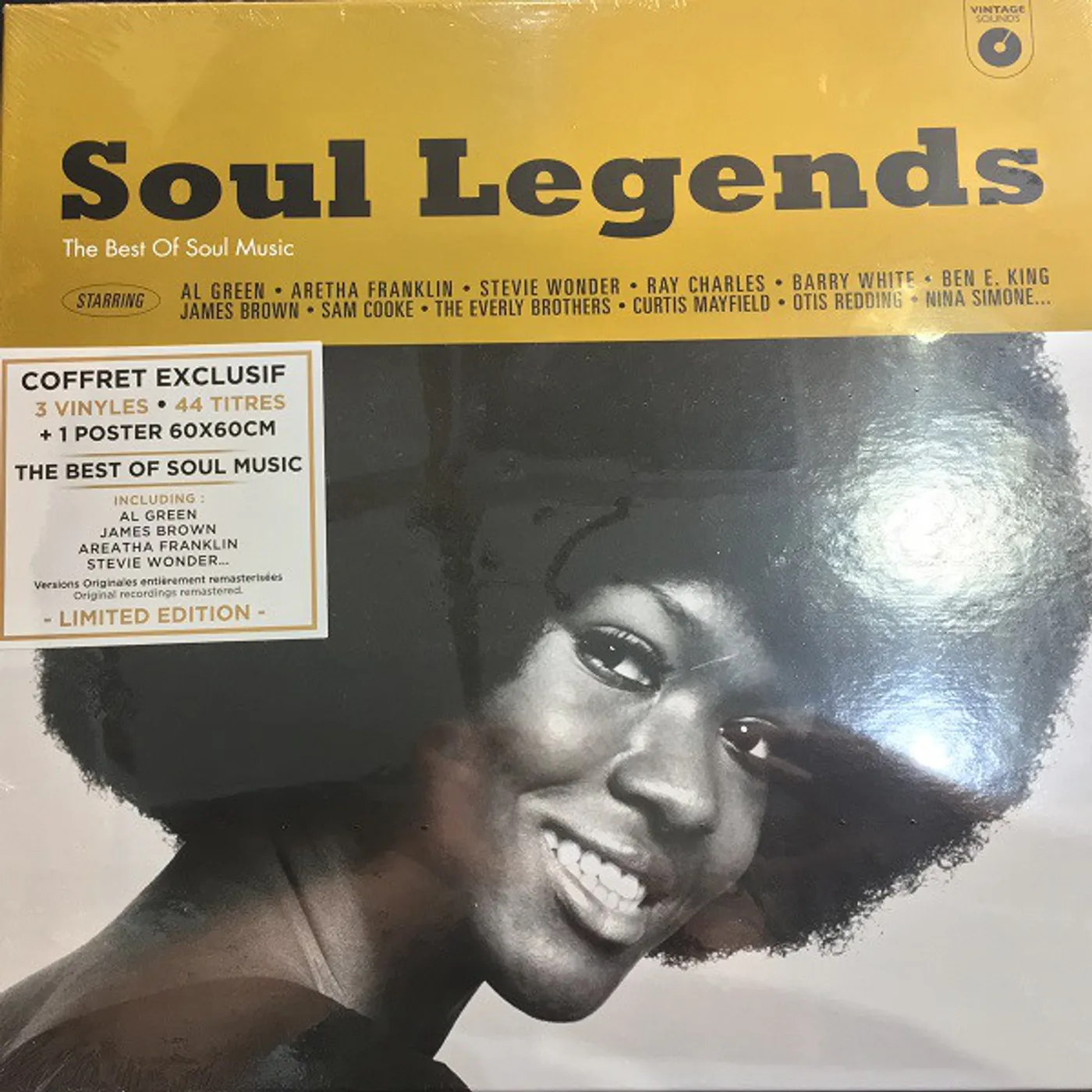 SOUL LEGENDS: THE BEST OF SOUL MUSIC / VARIOUS Vinyl Record