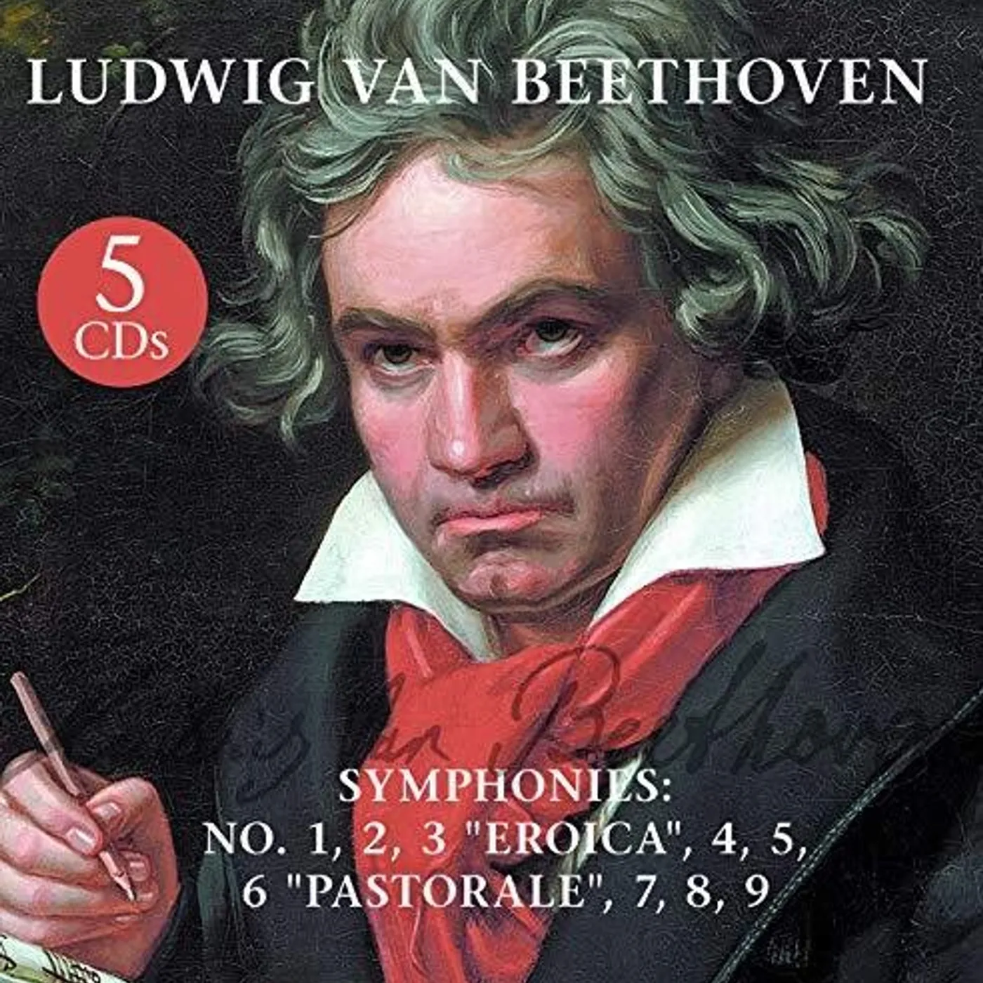 Ludwig van Beethoven SYMPHONIES: NO.1,2,3 EROICA, 4,5,6 PASTORALE,7,8,9 CD