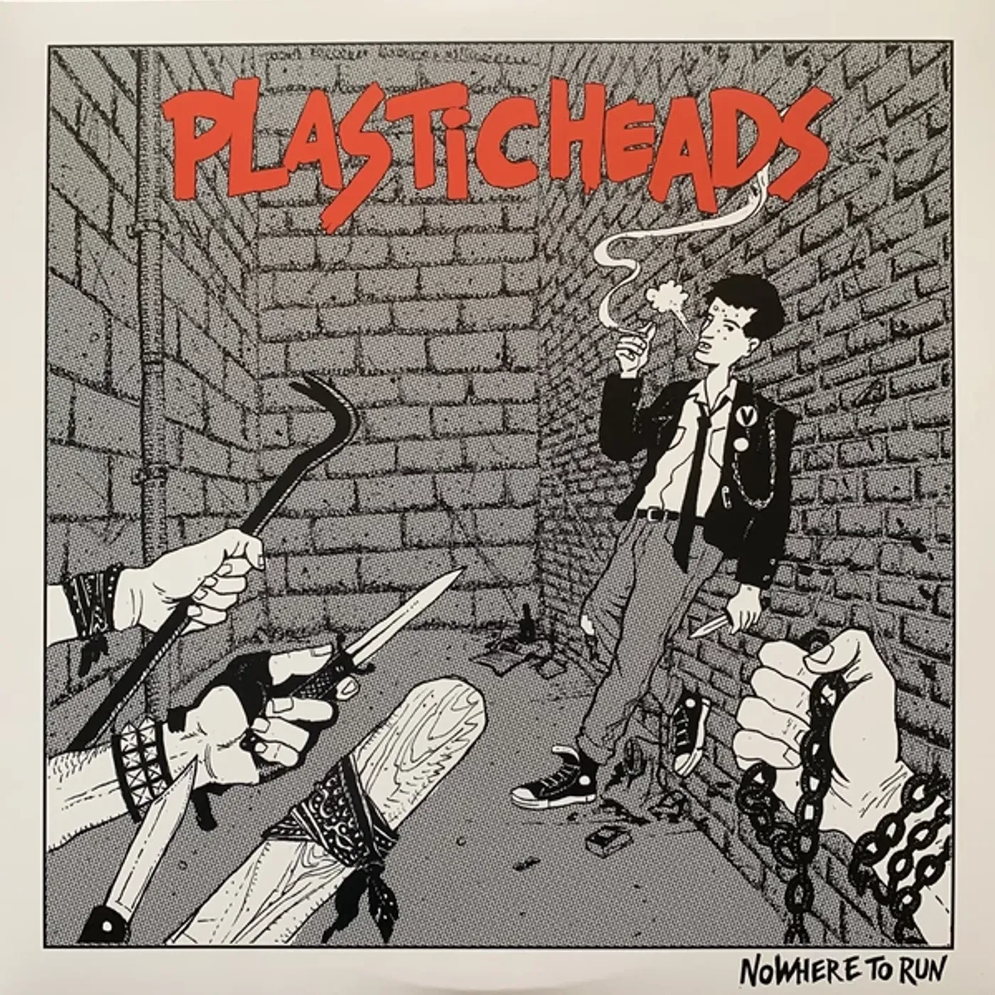 Plastic Heads NOWHERE TO RUN Vinyl Record