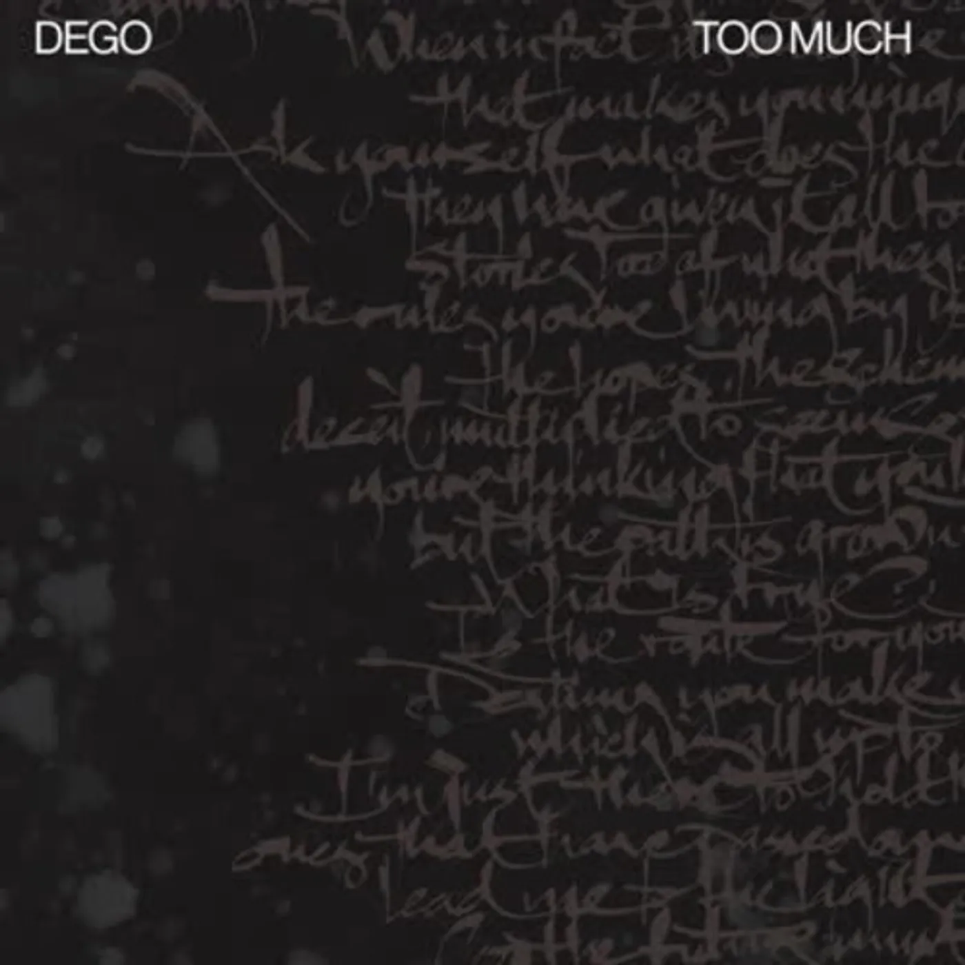 Dego Too Much Vinyl Record