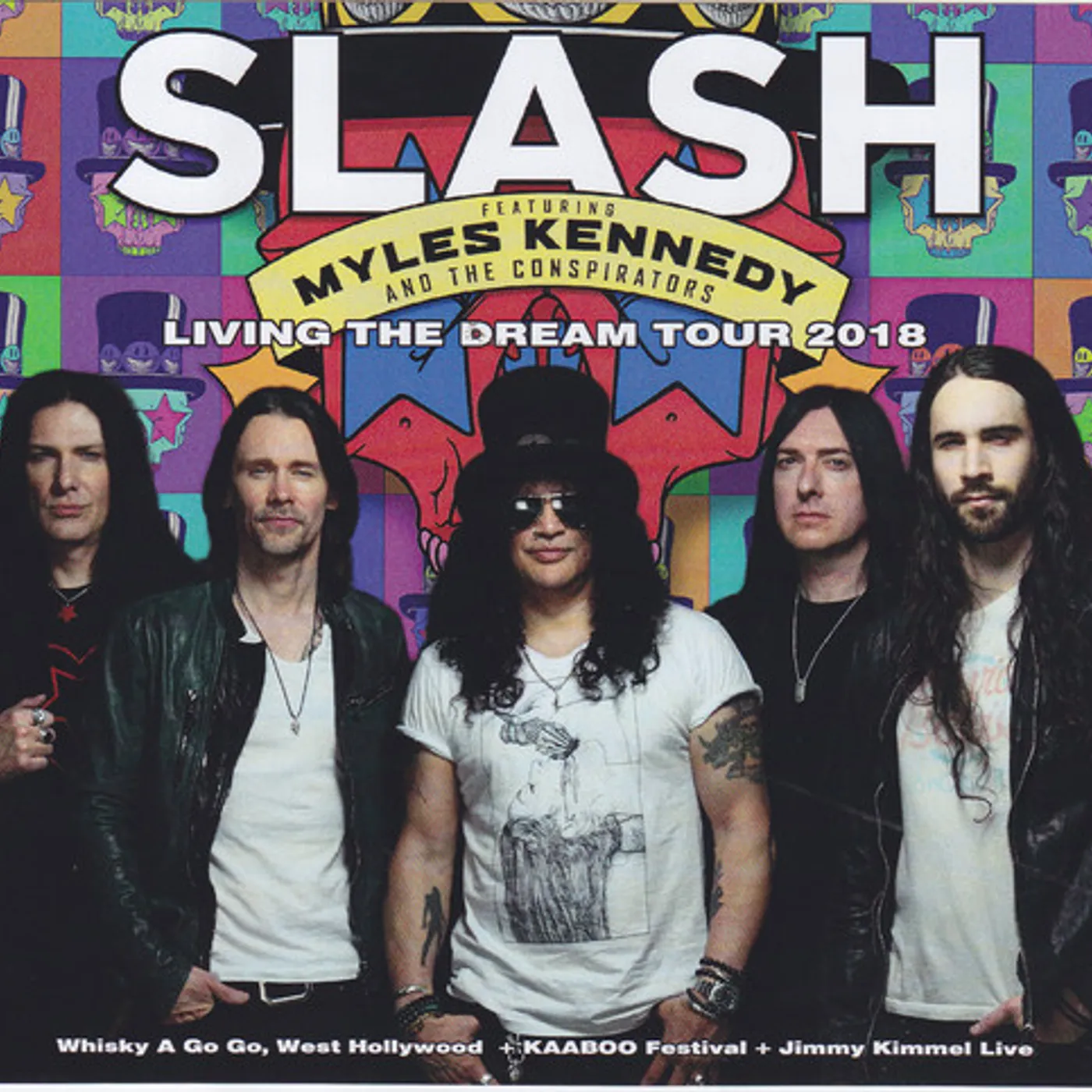 Slash / Myles Kennedy & Conspirators LIVING THE DREAM TOUR Vinyl Record