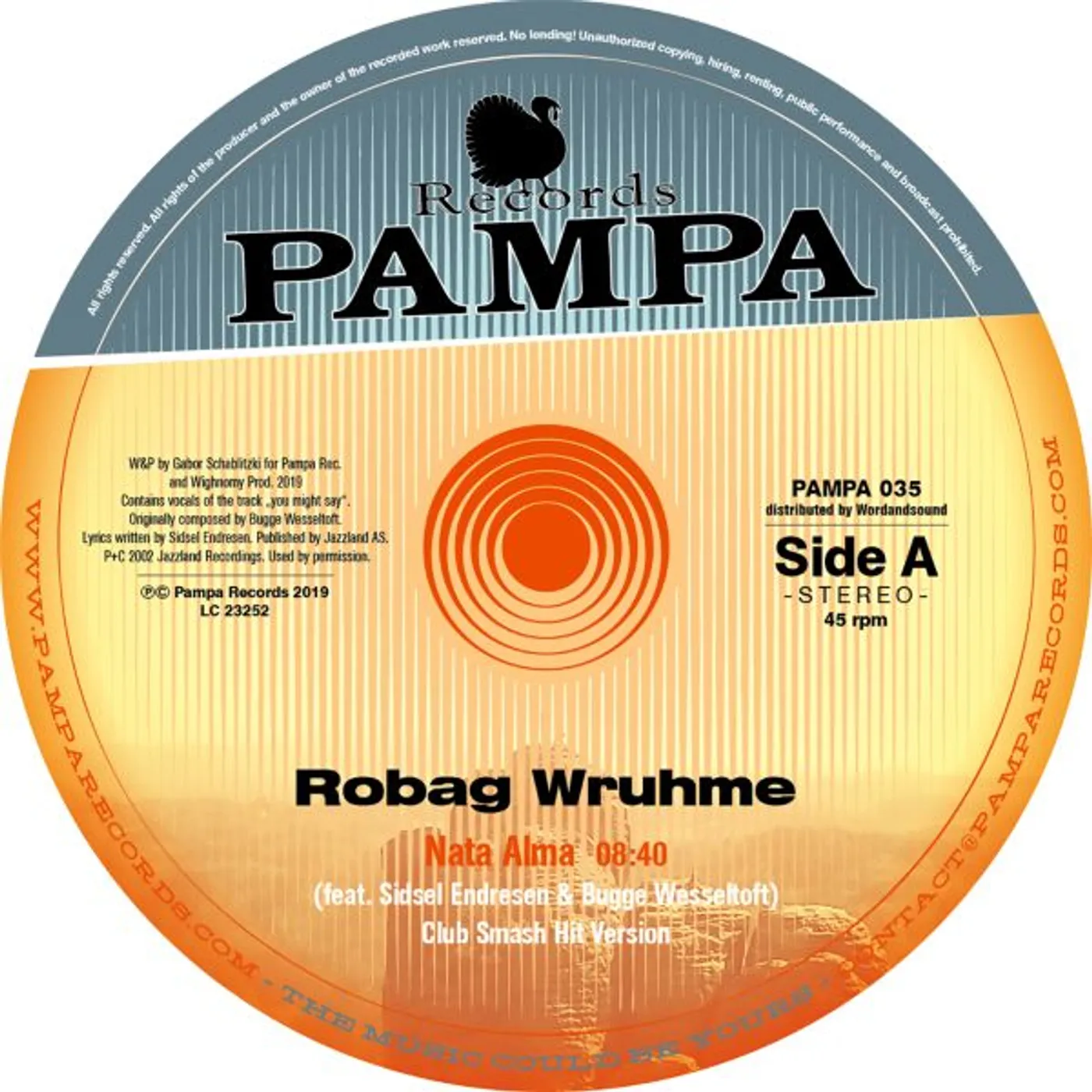 Robag Wruhme NATA ALMA / VENQ TOLEP Vinyl Record