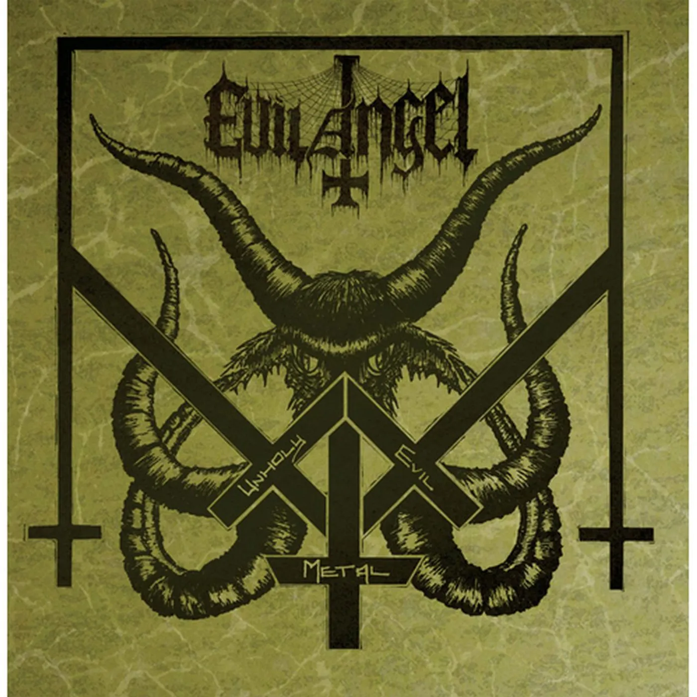 Evil Angel Unholy Evil Metal Vinyl Record