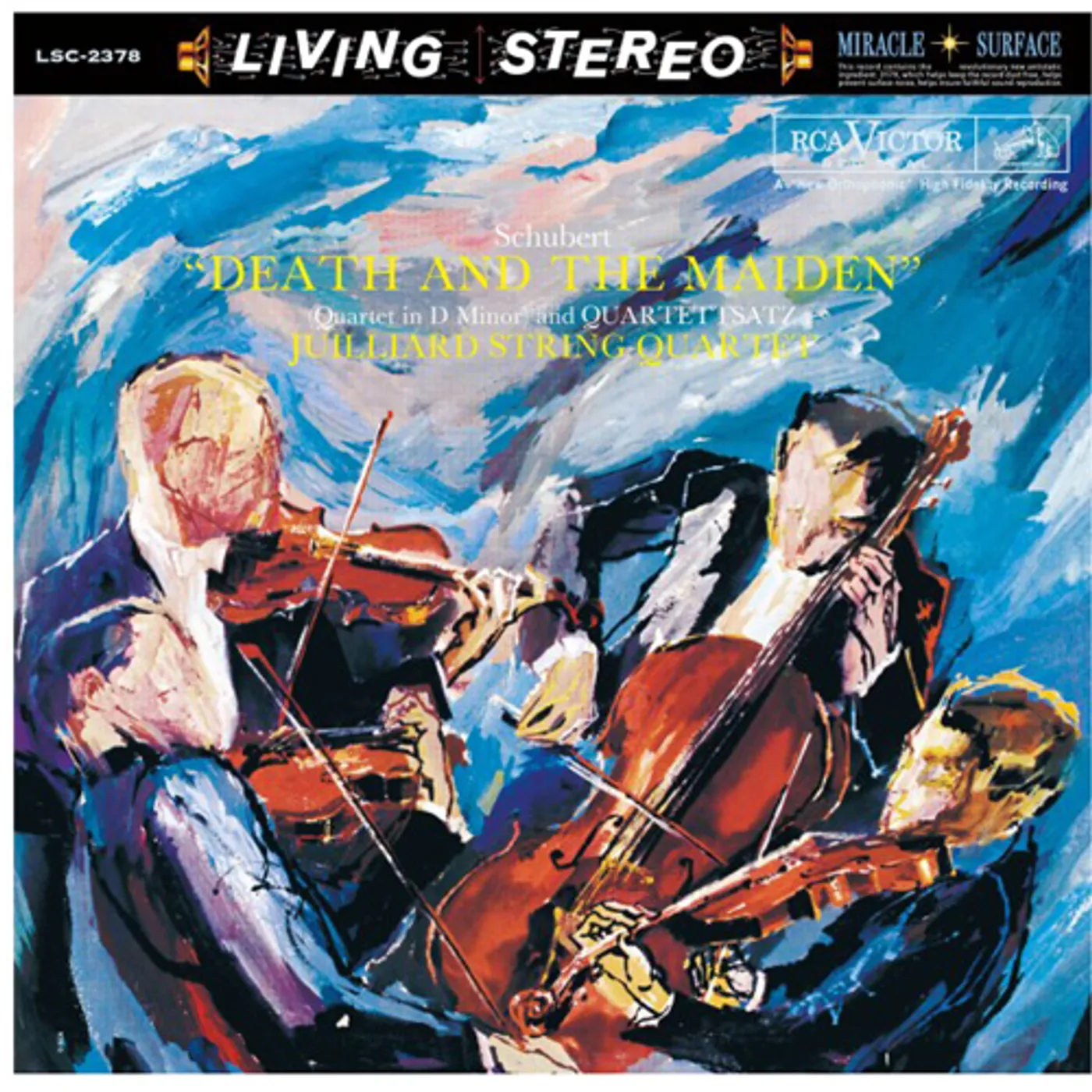 Juilliard String Quartet SCHUBERT DEATH AND THE MAIDEN Vinyl Record