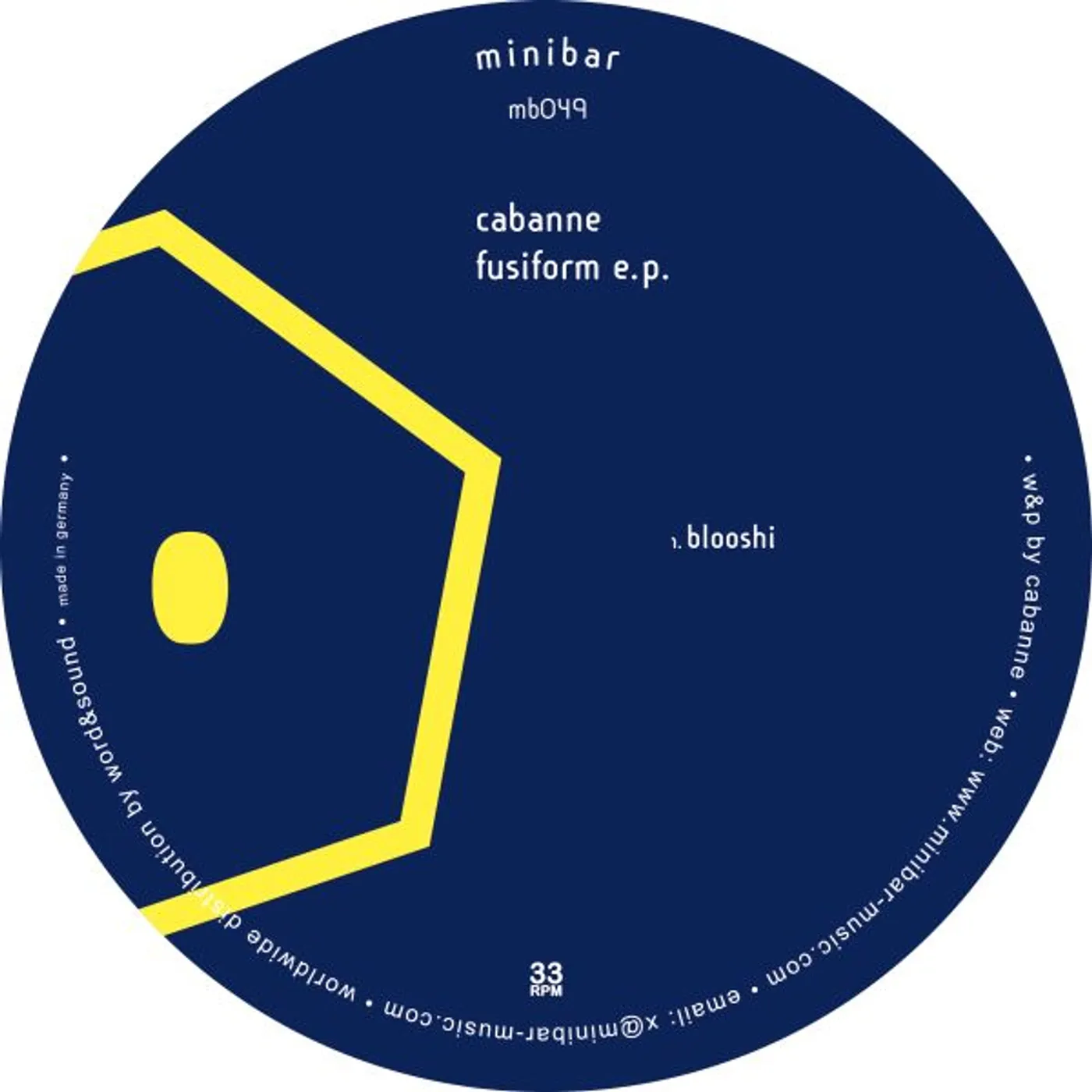 Cabanne FUSIFORM Vinyl Record