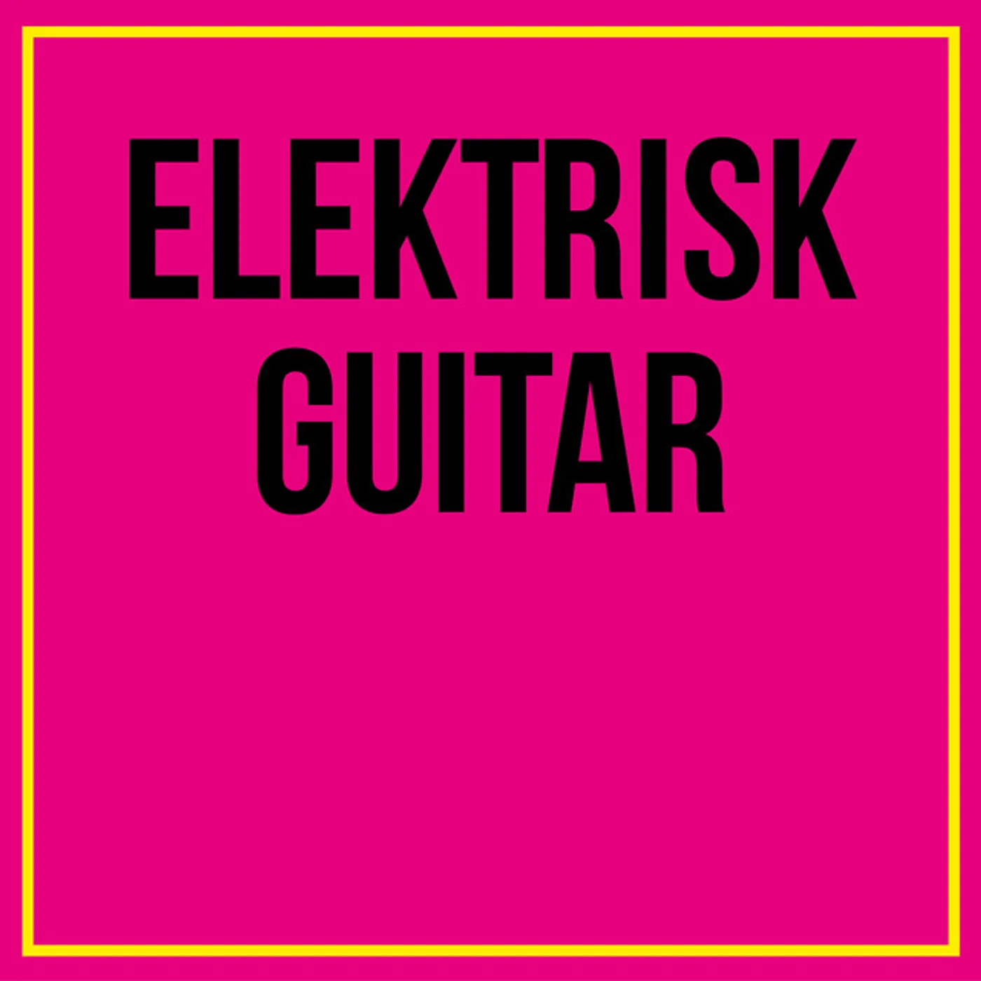Rolf Hansen ELEKTRISK GUITAR CD