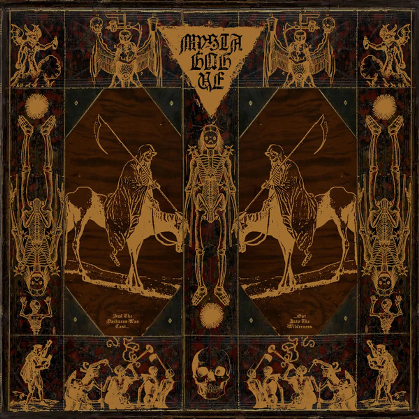 Mystagogue & DARKNESS WAS CAST OUT INTO THE WILDERNESS Vinyl Record