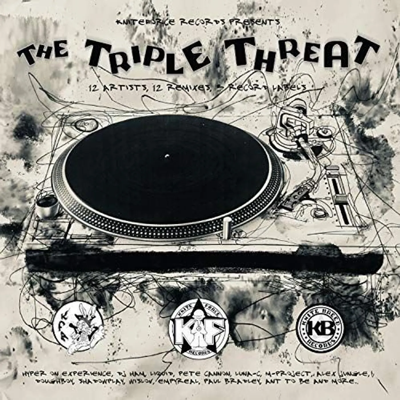 TRIPLE THREAT LP / VARIOUS Vinyl Record