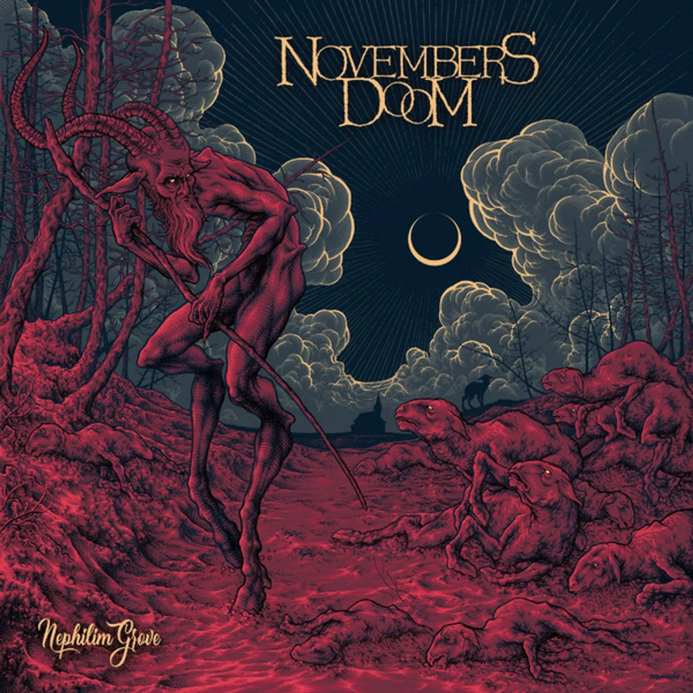 Novembers Doom NEPHILIM GROVE (SILVER VINYL) Vinyl Record