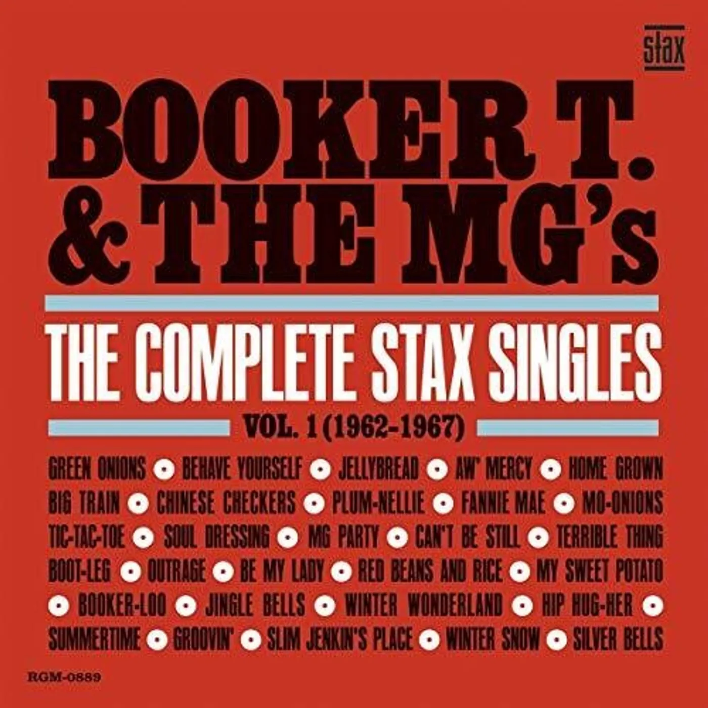 BOOKER T. & MG'S COMPLETE STAX SINGLES VOL. 1 (1962-1967) CD