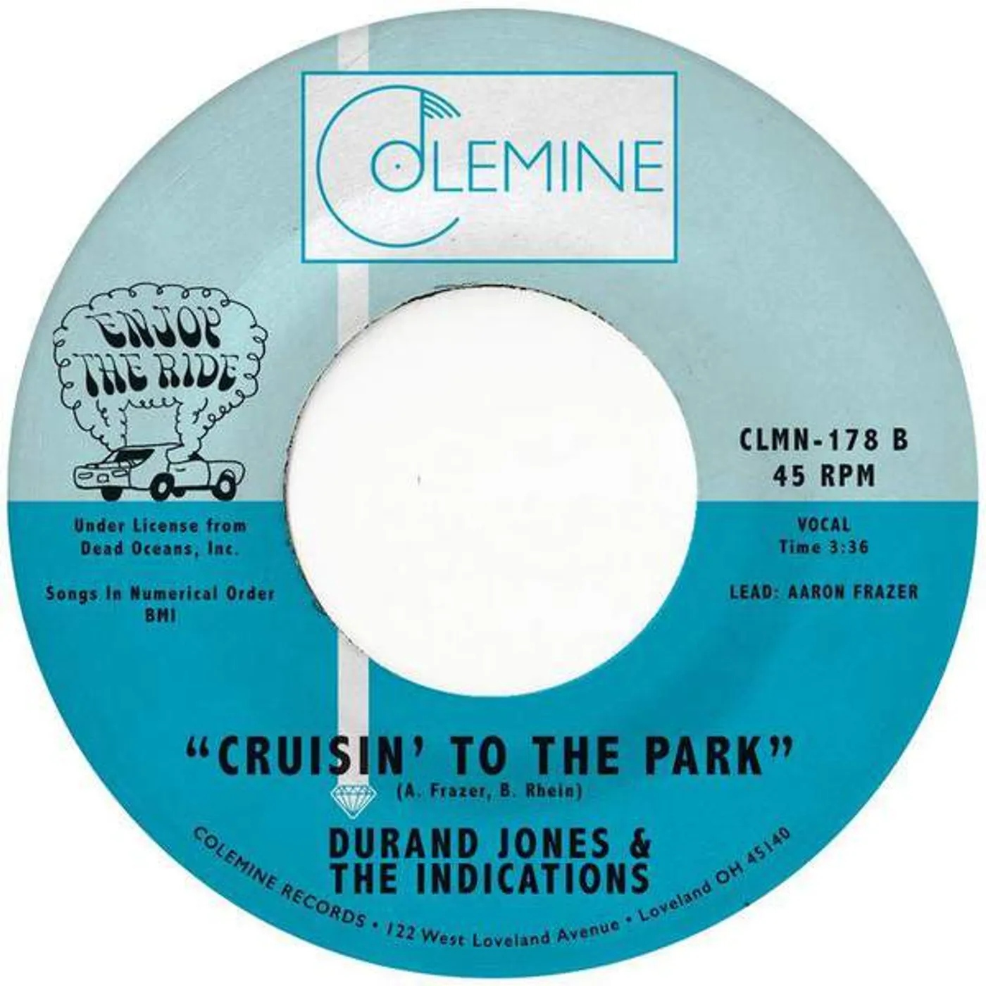 Durand Jones & The Indications MORNING IN AMERICA / CRUISIN' TO THE PARK Vinyl Record