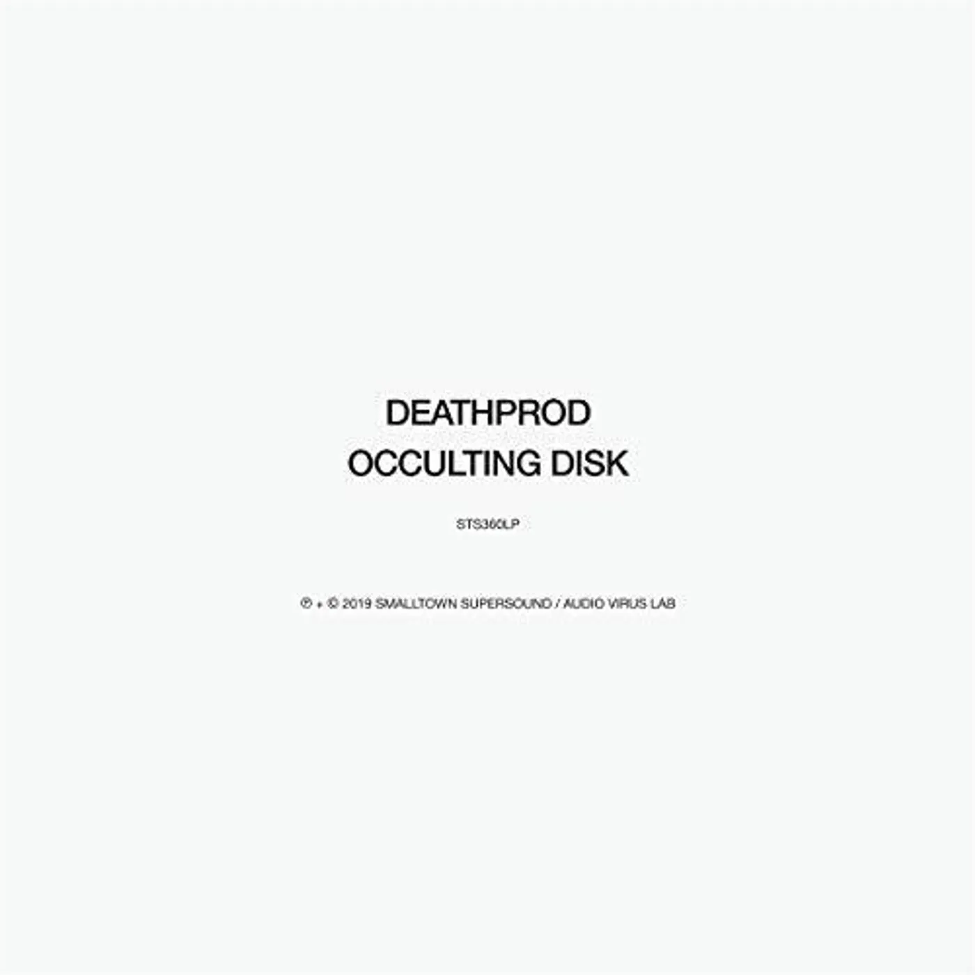 Deathprod Occulting Disk Vinyl Record