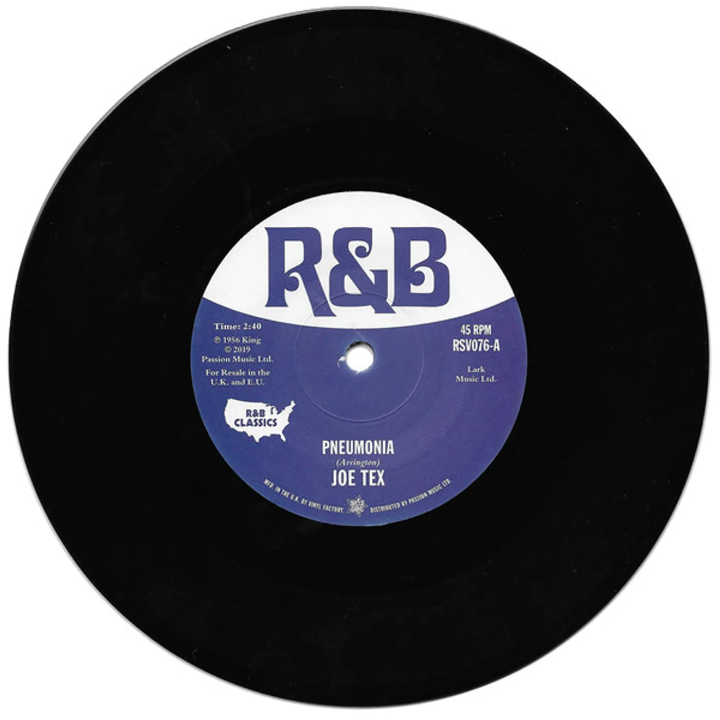 Joe Tex / Little Willie John PNEUMONIA Vinyl Record