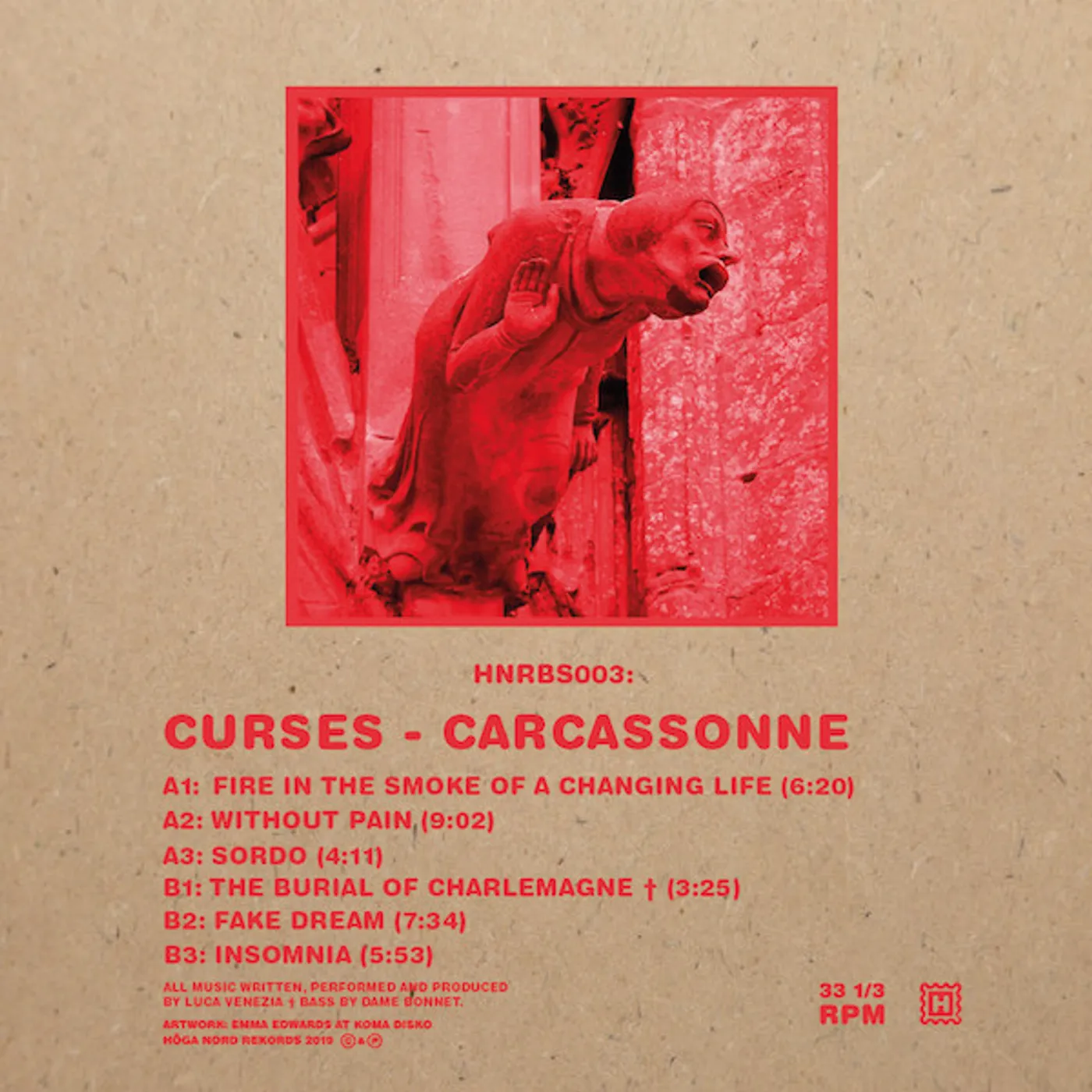Curses CARCASSONNE Vinyl Record