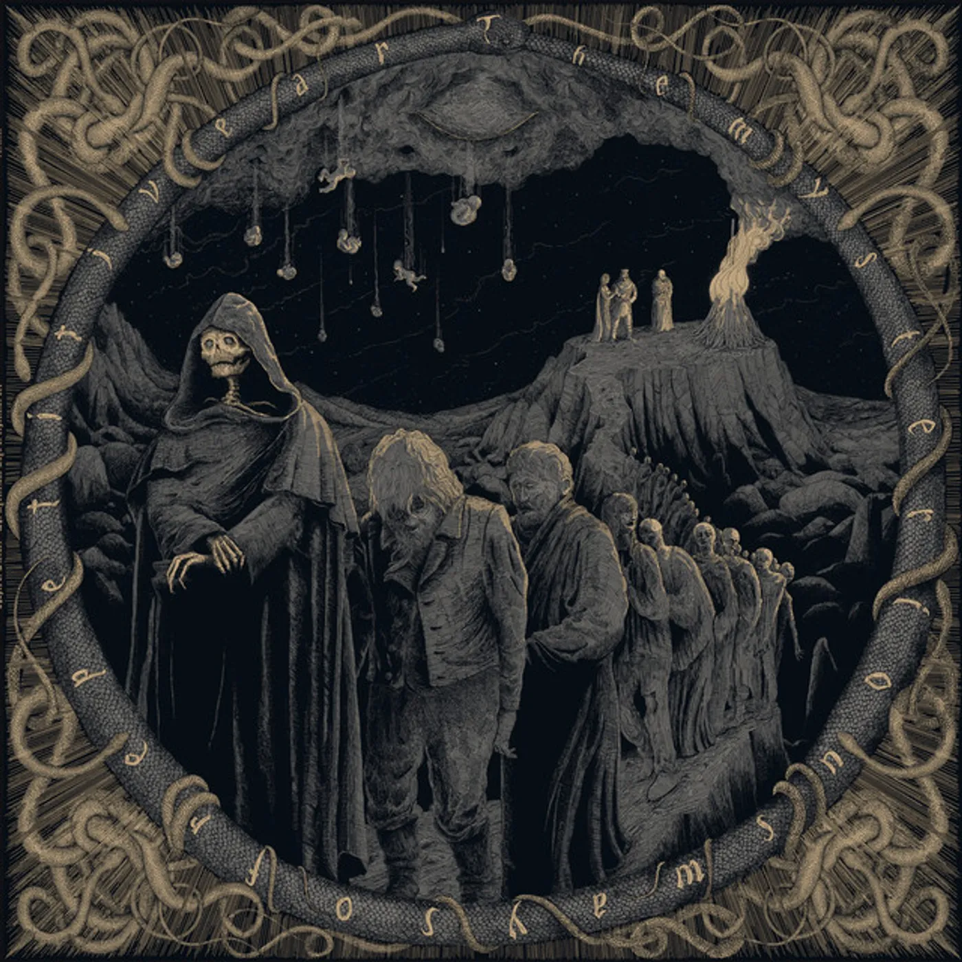 Chapel Of Disease MYSTERIOUS WAYS OF REPETITIVE ART (AMBER VINYL) Vinyl Record