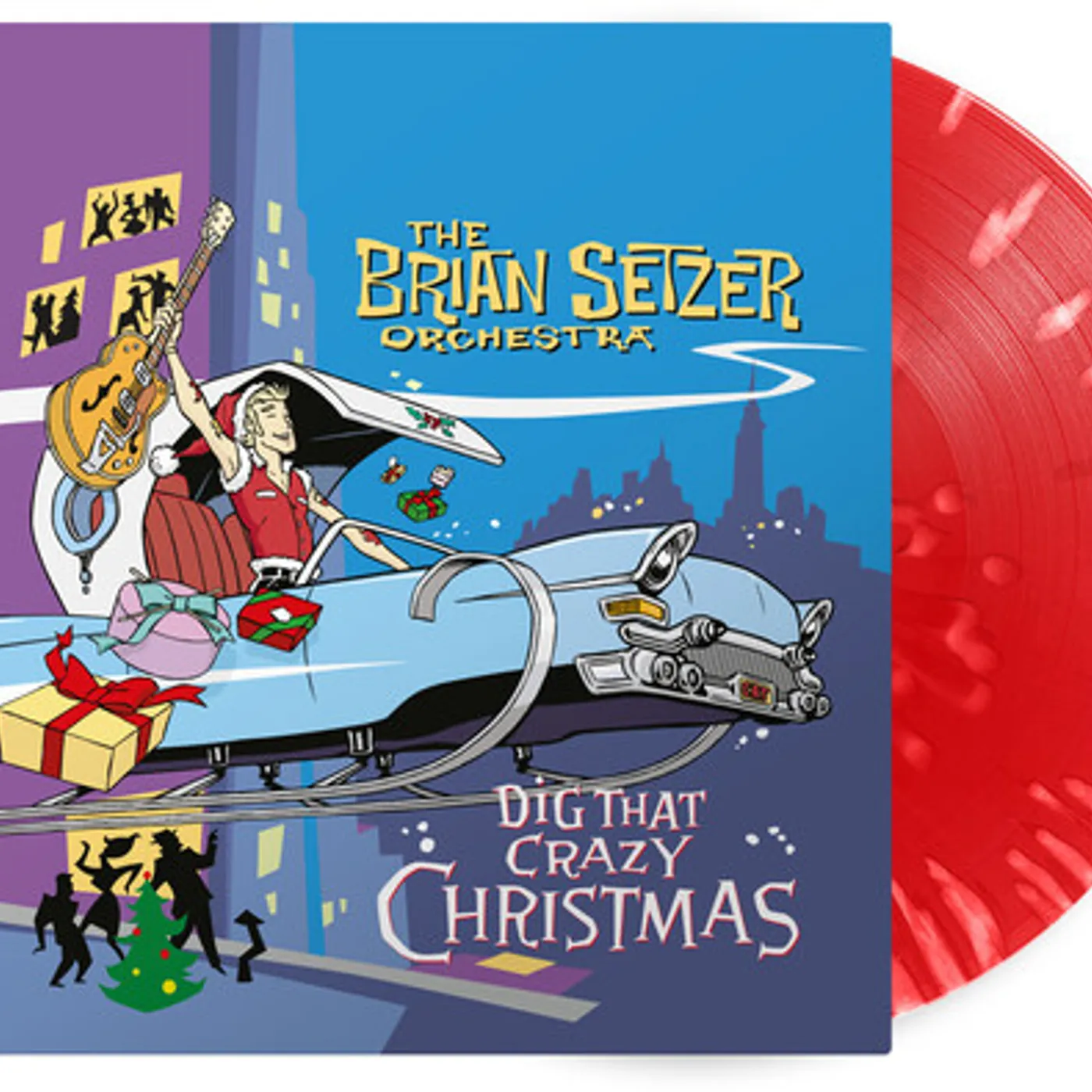 Brian Setzer Dig That Crazy Christmas Vinyl Record