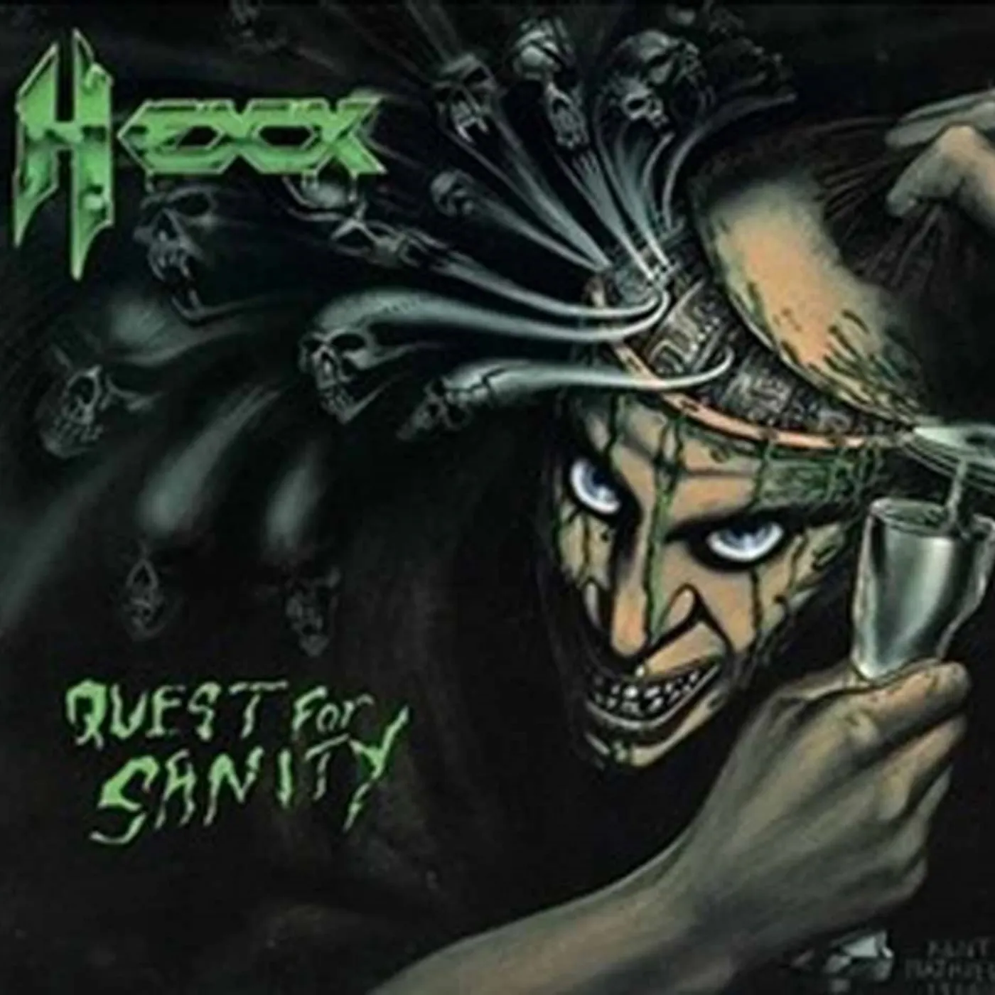 Hexx QUEST FOR SANITY & WATERY GRAVES Vinyl Record