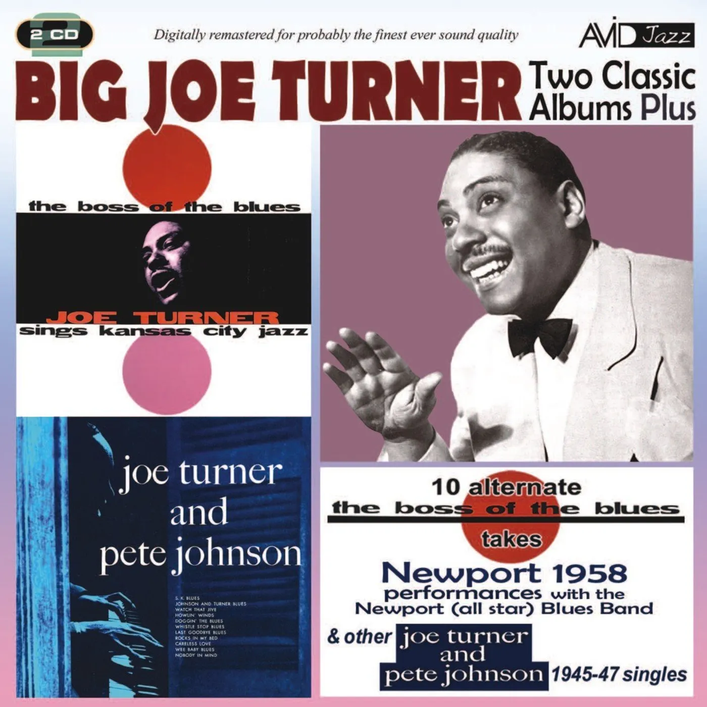 Big Joe Turner SINGLES / BOSS OF THE BLUES CD