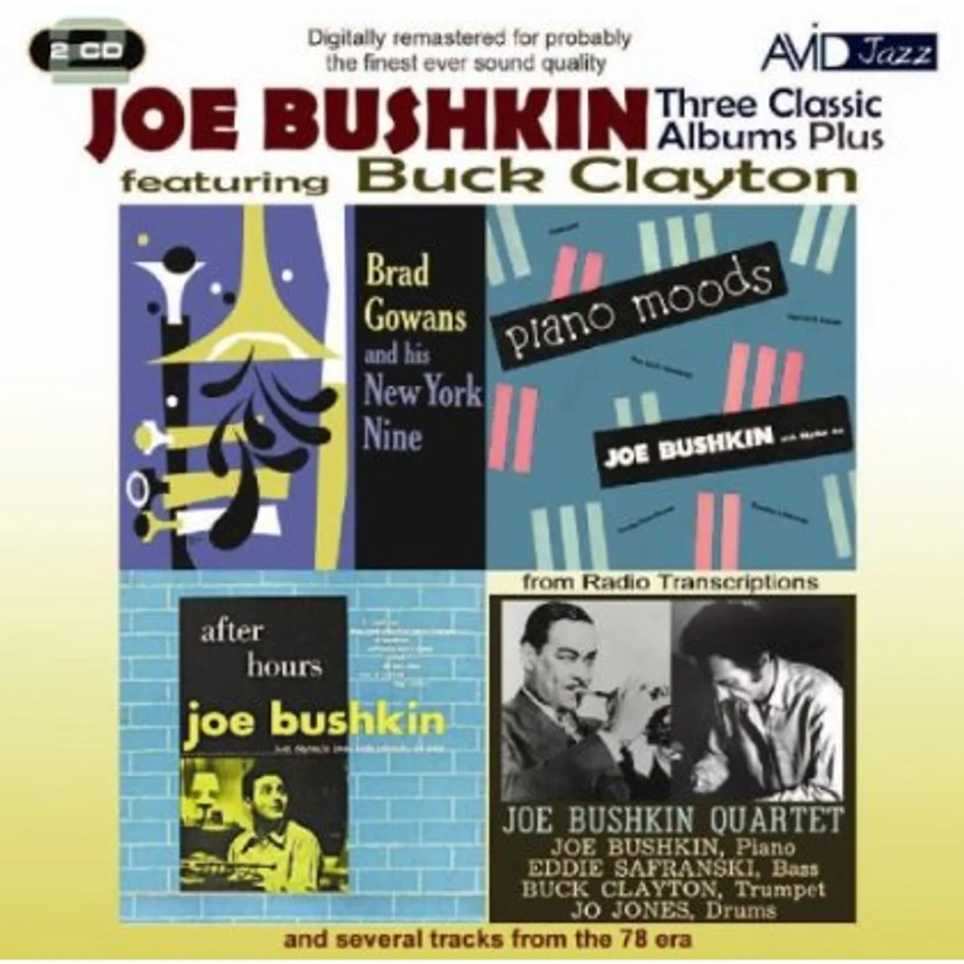 Joe Bushkin AFTER HOUR / PIANO MOODS CD
