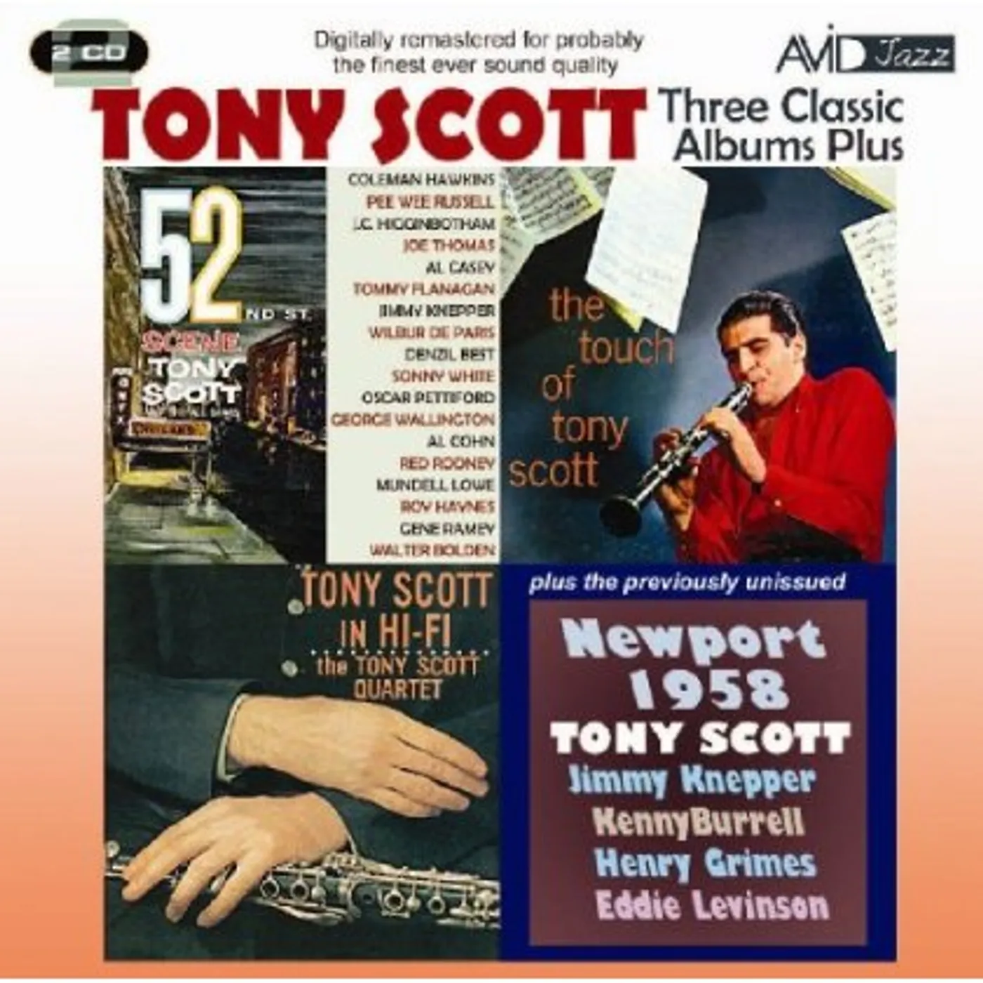 Tony Scott 52ND ST SCENE / IN HI-FI / TOUCH CD