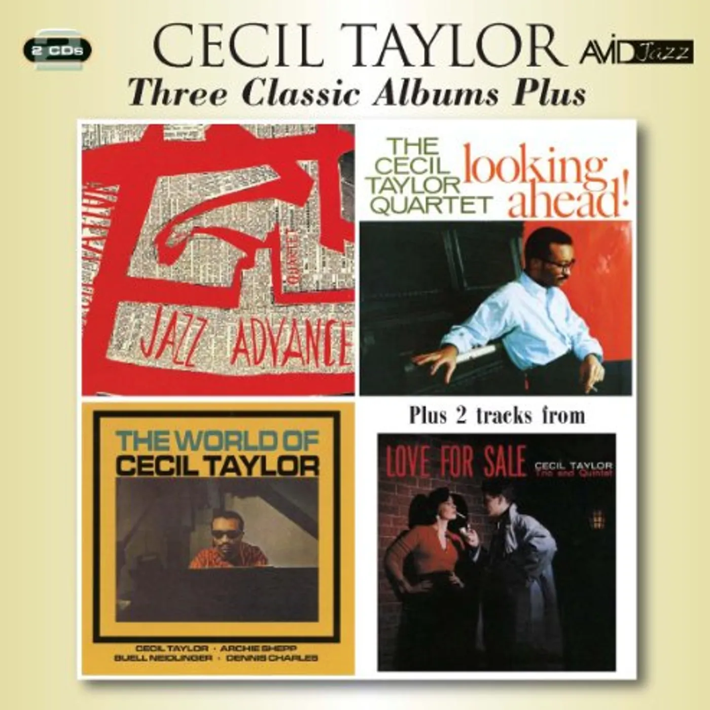 Cecil Taylor JAZZ ADVANCE / LOOKING AHEAD CD