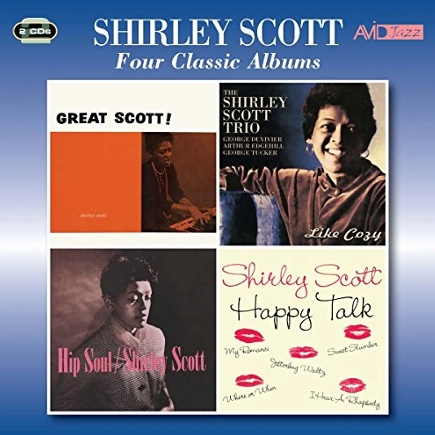 Shirley Scott GREAT SCOTT / LIKE COZY / HIP SOUL CD