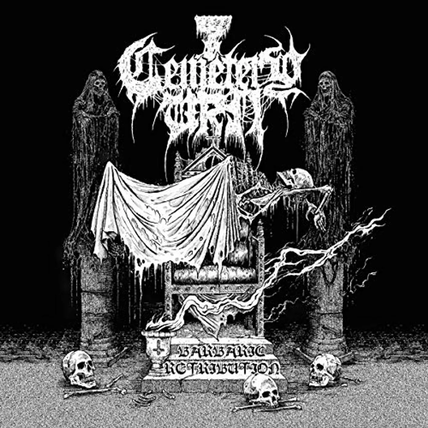 Cemetery Urn BARBARIC RETRIBUTION CD