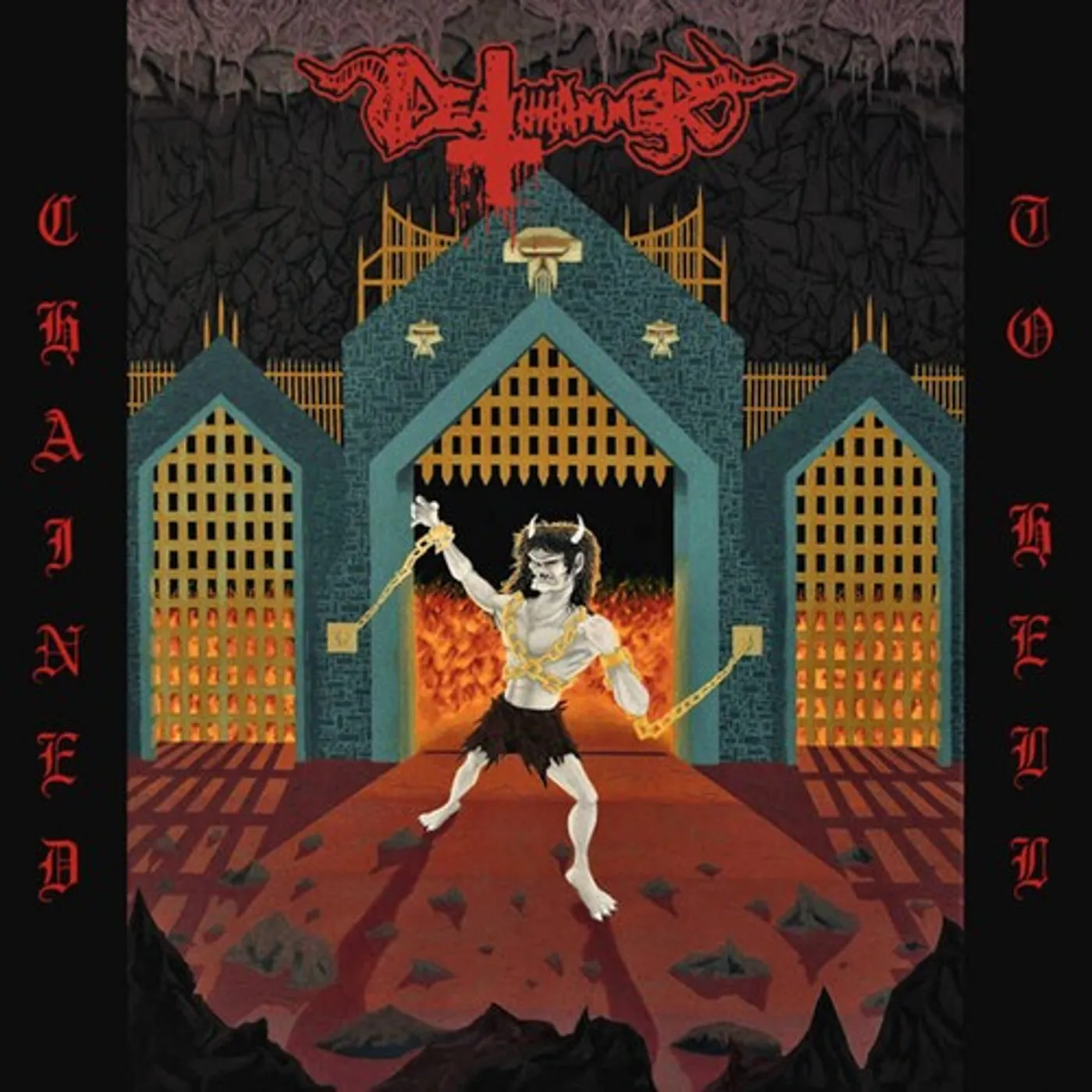 Deathhammer Chained to Hell Vinyl Record