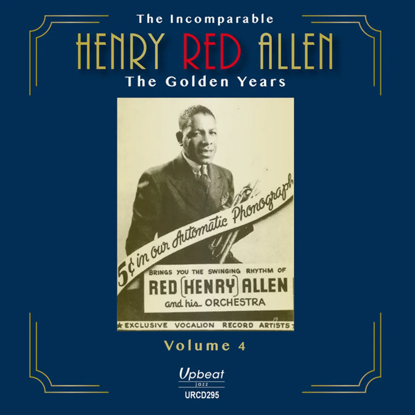 INCOMPARABLE Henry "Red" Allen THE GOLDEN YEARS 4 CD