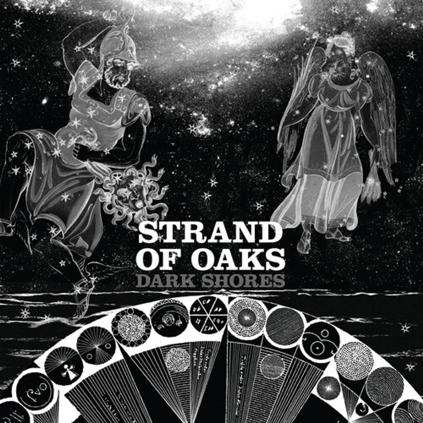 Strand of Oaks DARK SHORES (BLACK & WHITE SPLATTER VINYL) Vinyl Record