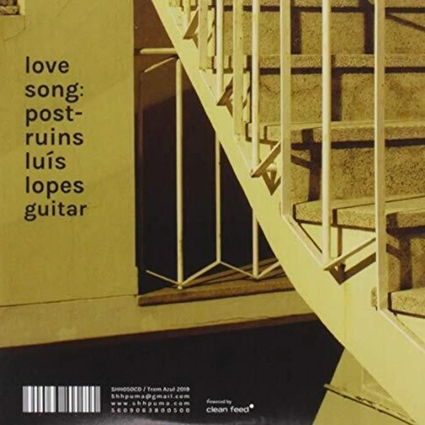 Luis Lopes LOVE SONG: POST RUINS CD