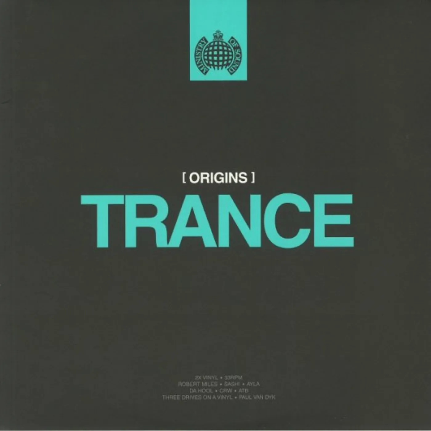 MINISTRY OF SOUND: ORIGINS OF TRANCE / VARIOUS Vinyl Record