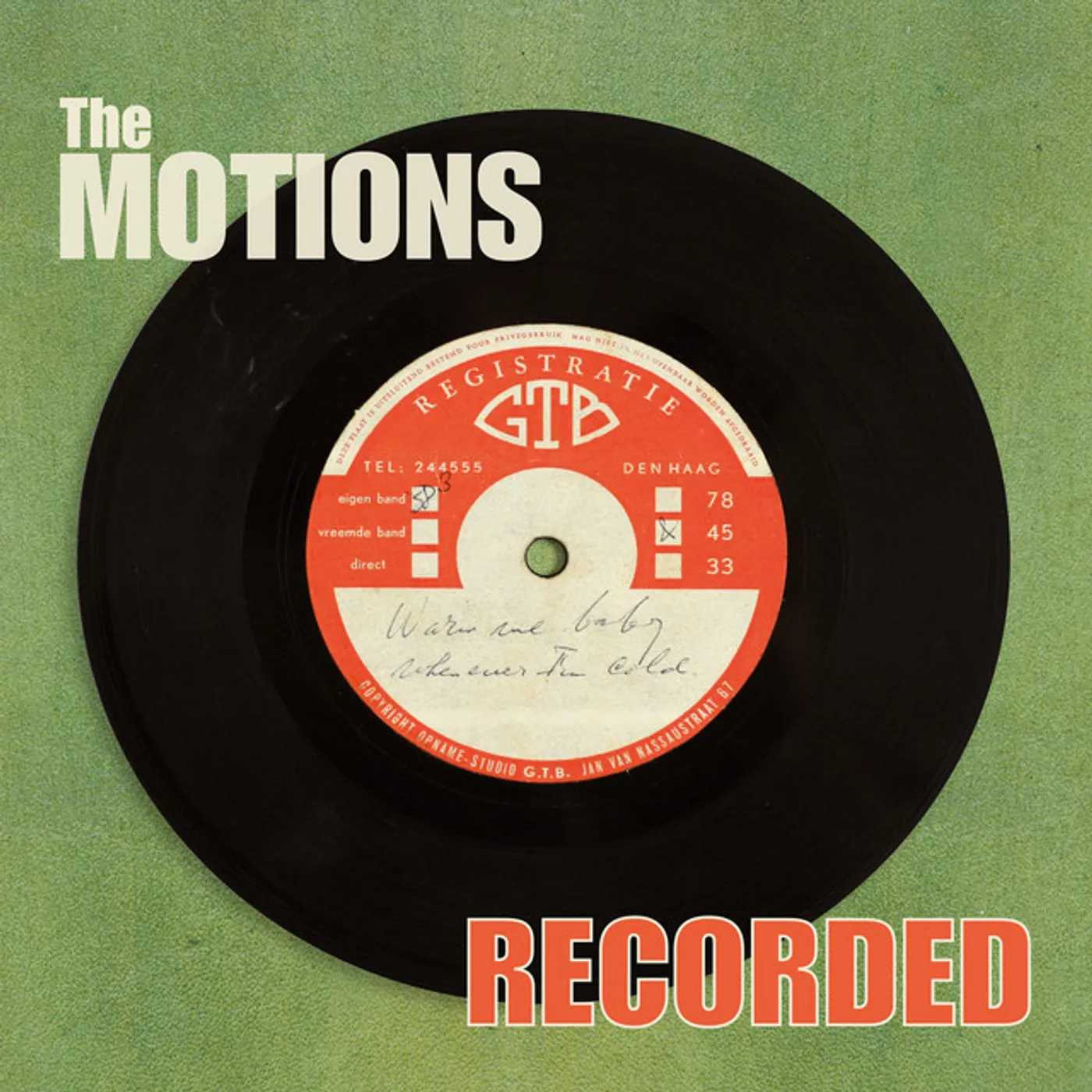 Motions RECORDED CD