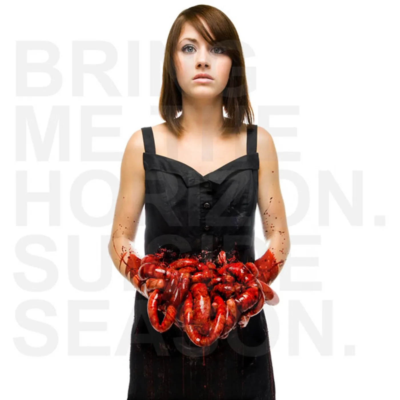 Bring Me The Horizon SUICIDE SEASON (WHITE/RED SWIRL) Vinyl Record