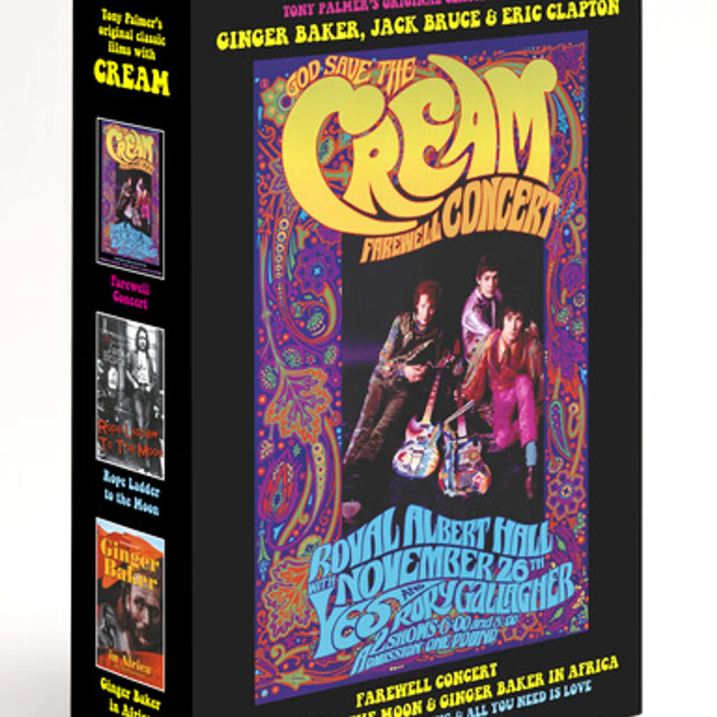 Cream FAREWELL CONCERT / ROPE LADDER TO MOON / GINGER IN DVD