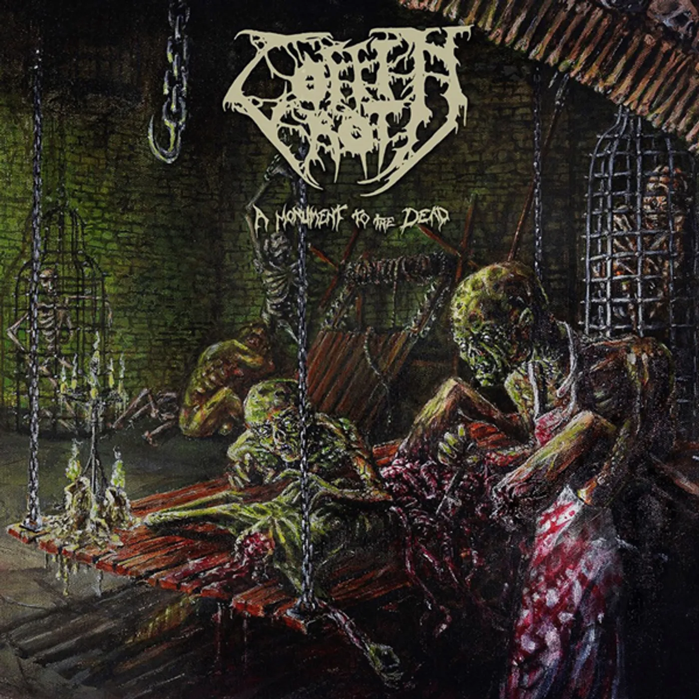 Coffin Rot MONUMENT TO THE DEAD Vinyl Record