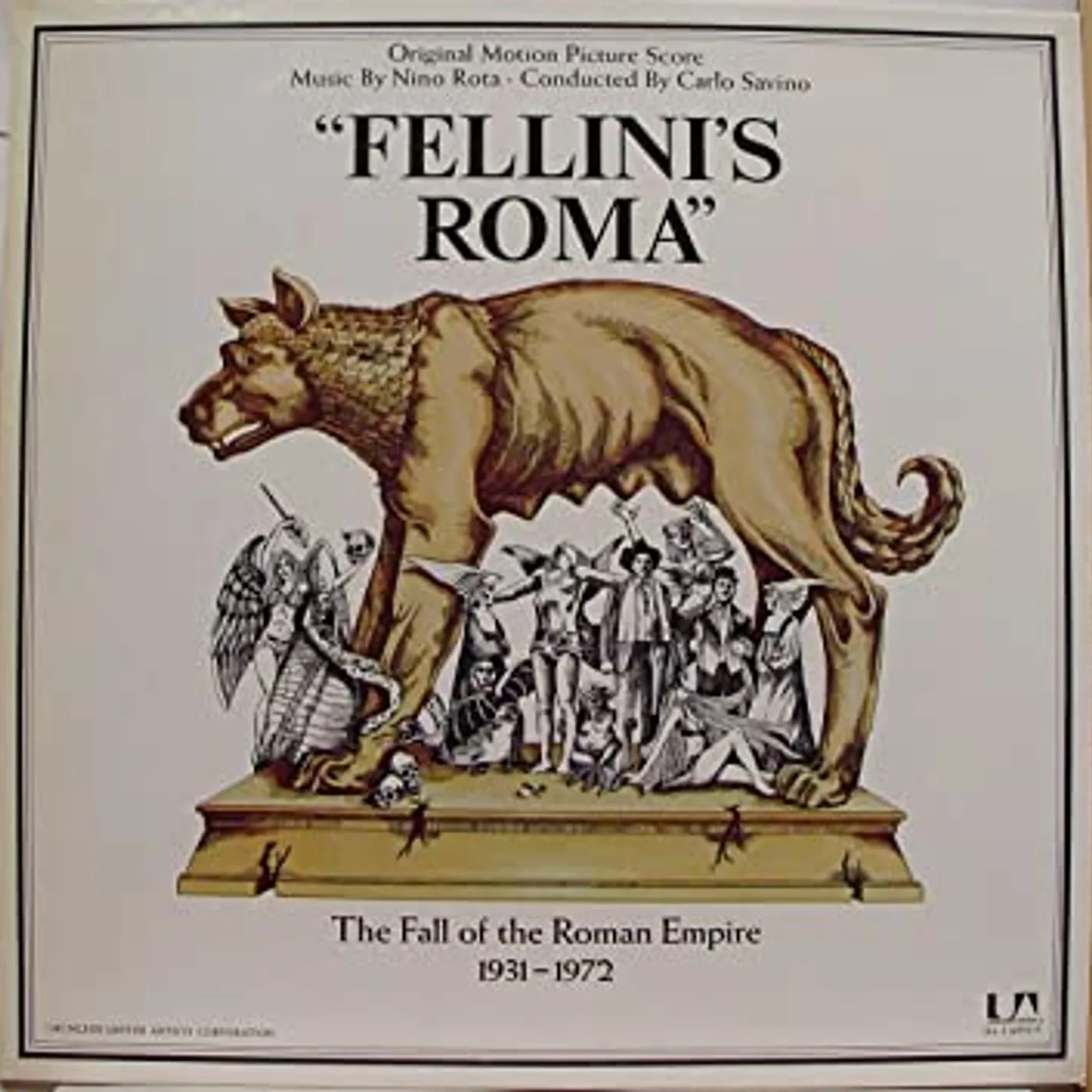 Nino Rota FELLINI'S ROMA - Original Soundtrack Vinyl Record
