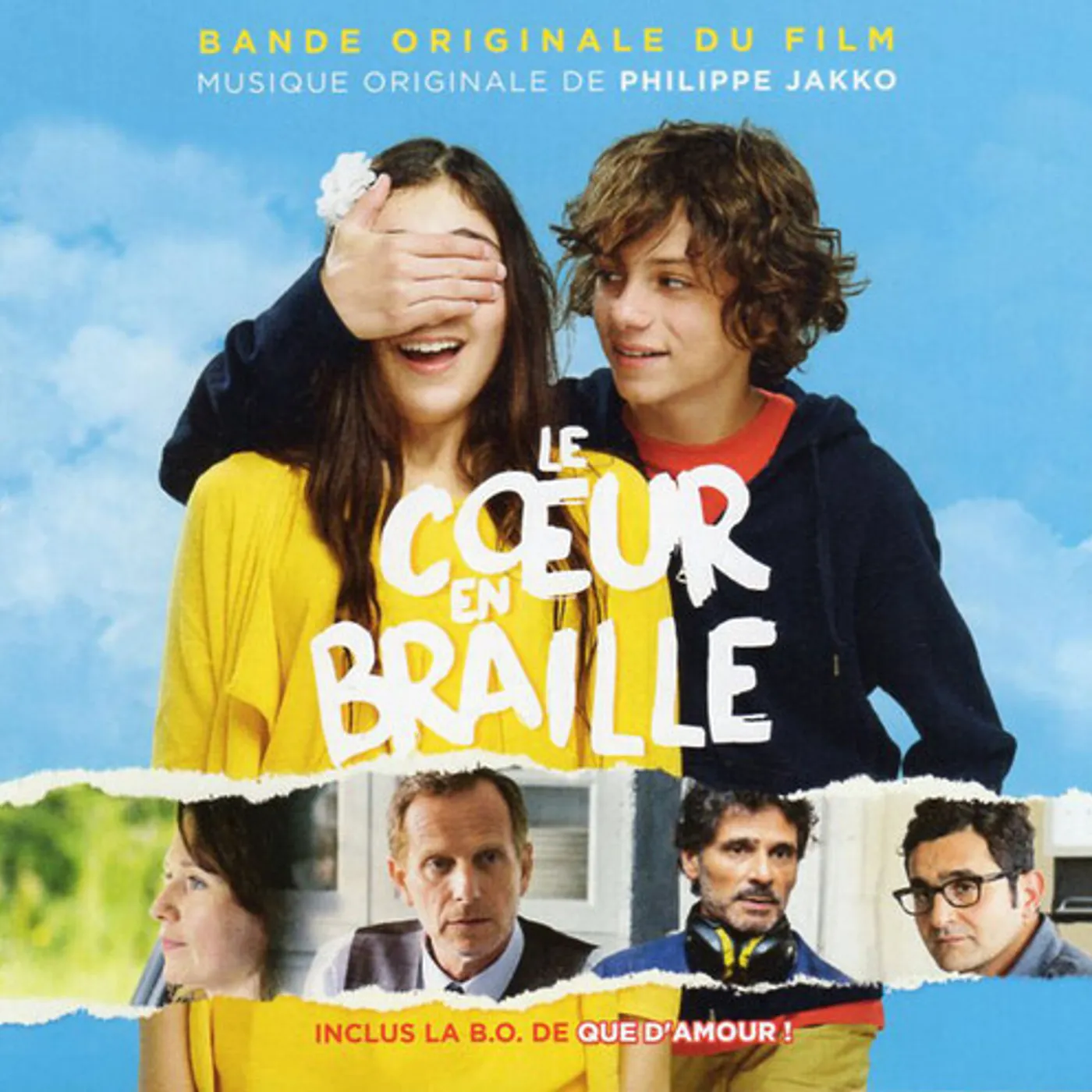 Philippe Jakko LE COEUR EN BRAILLE / QUE D'AMOUR / Original Soundtrack CD