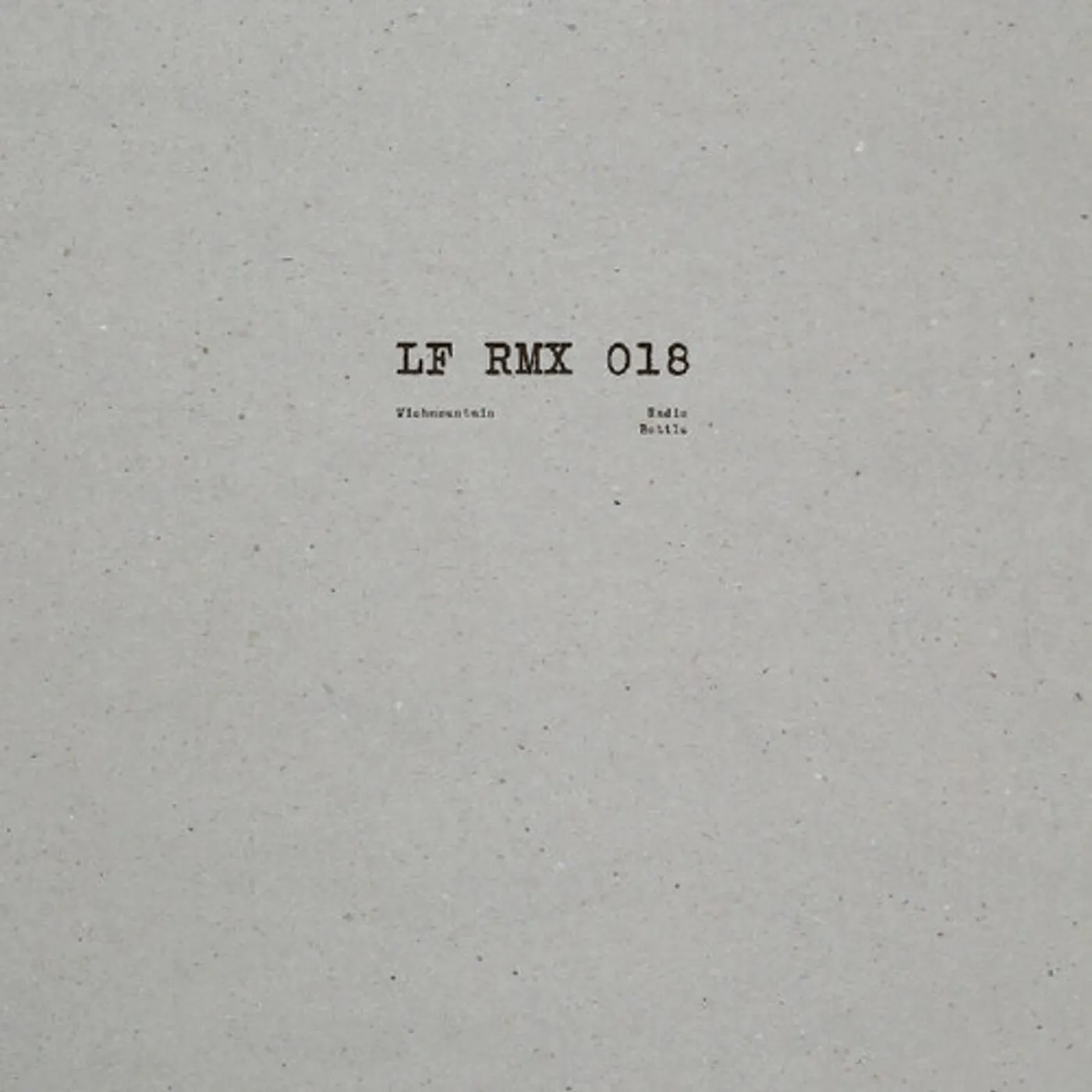 Wishmountain LF RMX 018 Vinyl Record