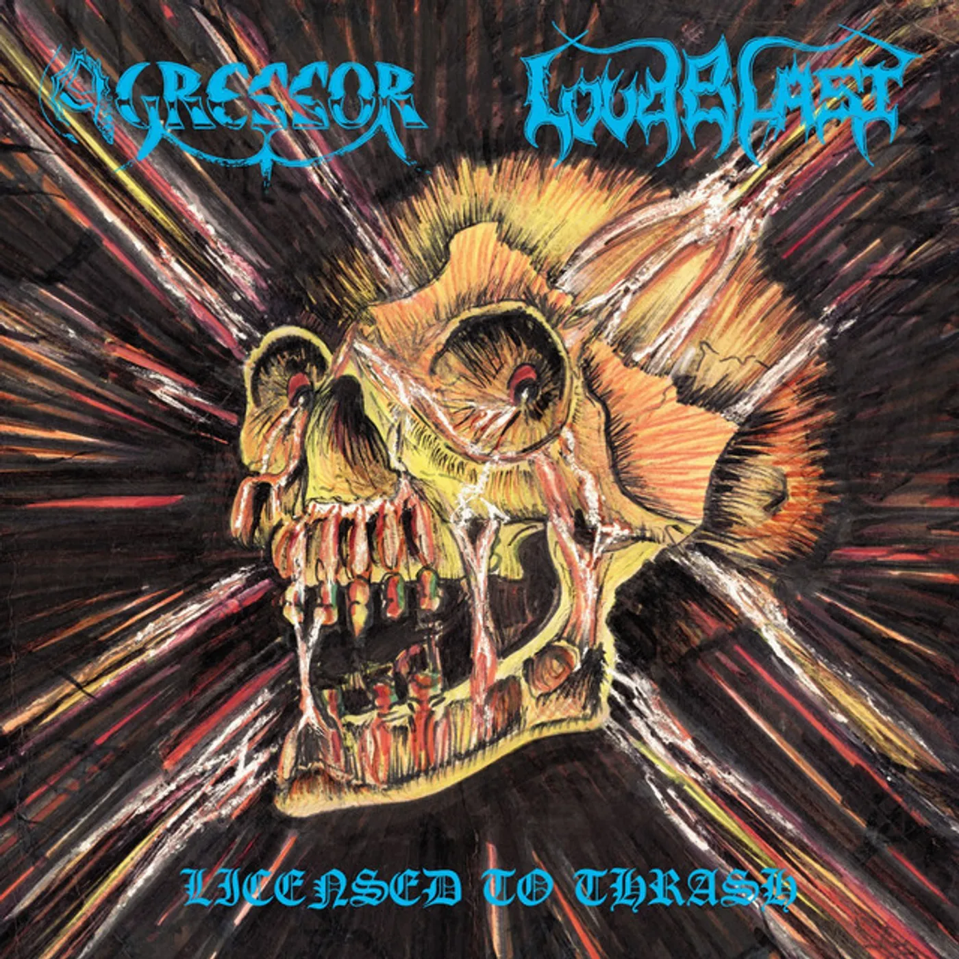 Agressor Loudblast LICENSED TO THRASH CD
